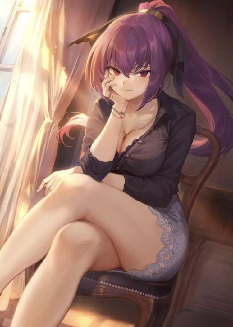 Hot chick crossing her thicc sexy legs[mashu] posted by [deleted]