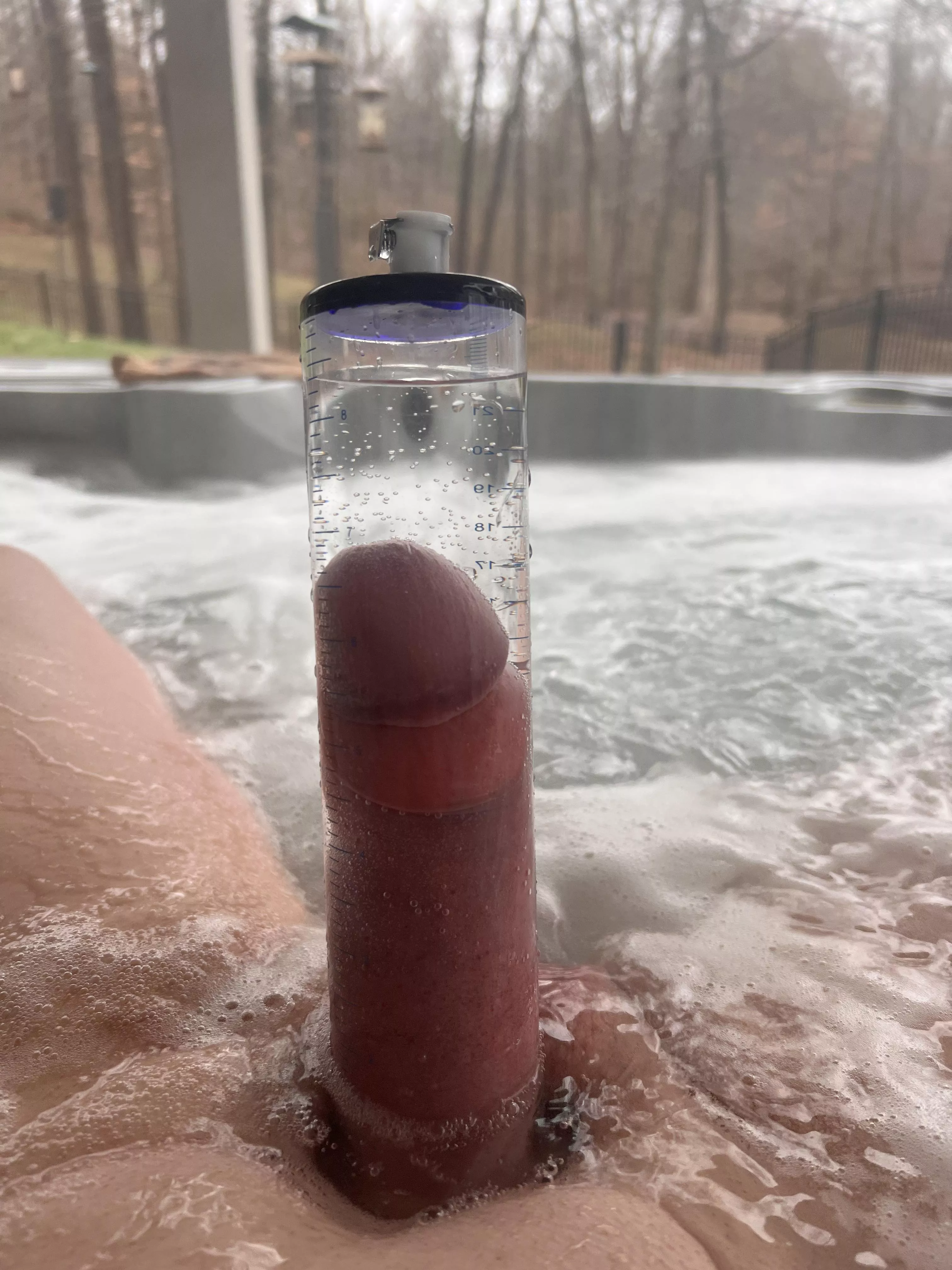 Hot Tub Pump on a cold Sunday!! posted by Unknown-Asset