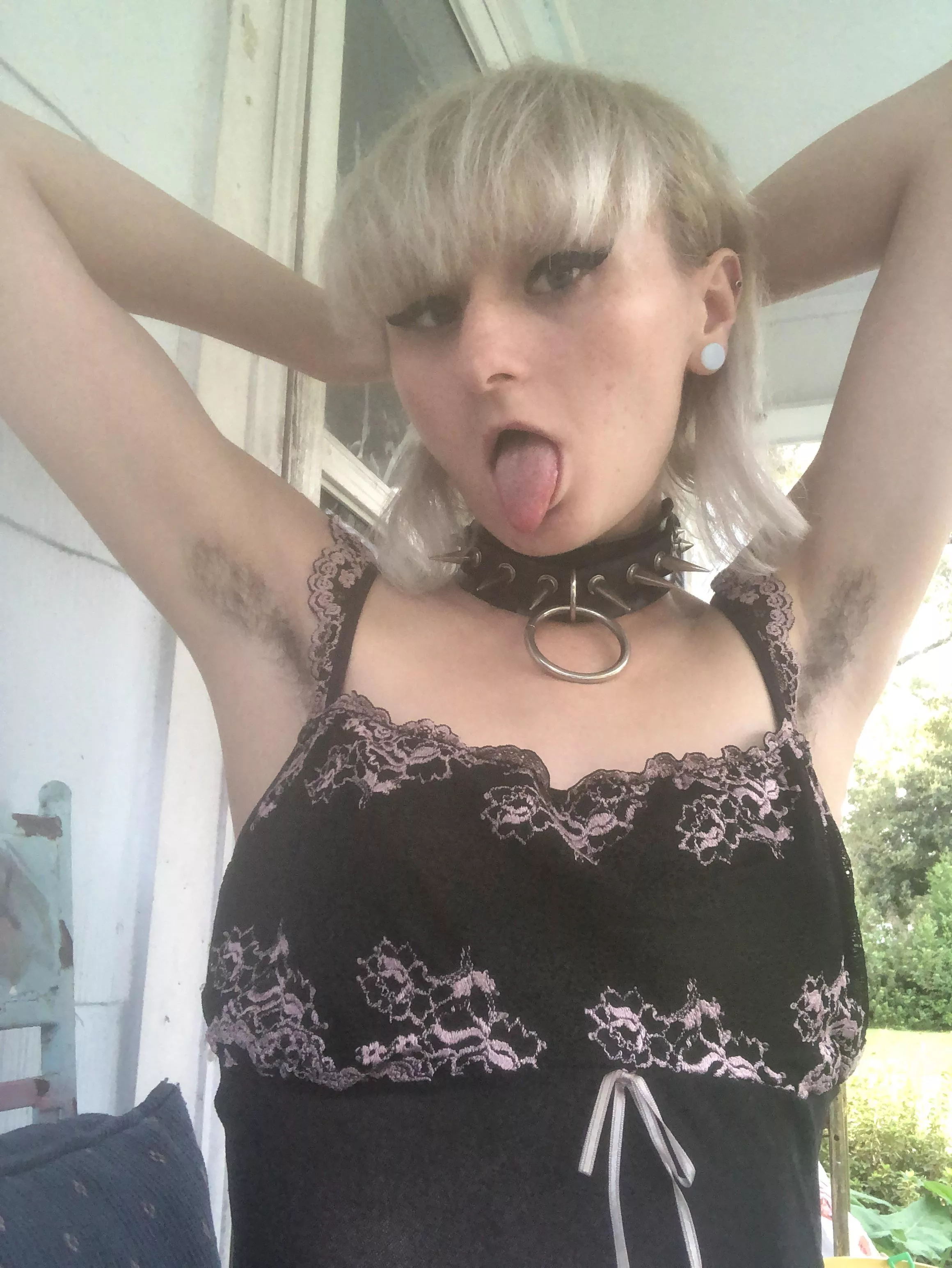 Hot weather here in the south. Makes for a sweaty girl. posted by gloomybabyy