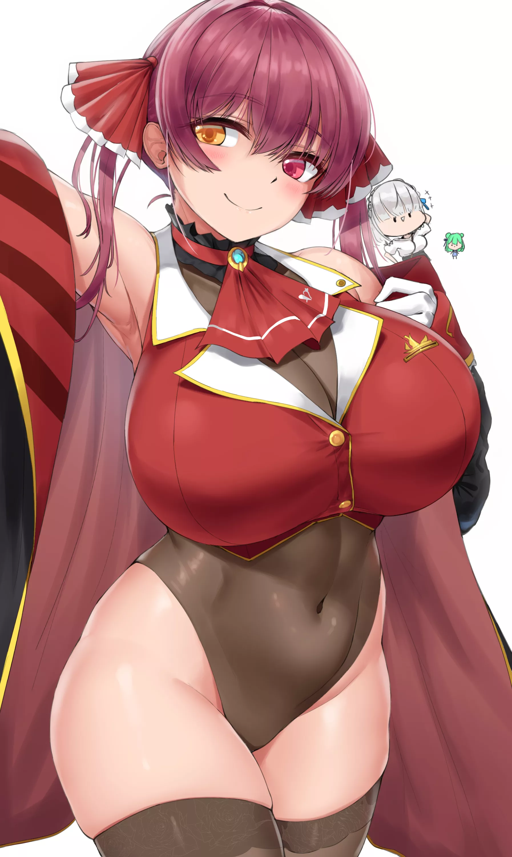 Houshou Marine Lewd Body Taking Off Her Jacket (Cho!cho!) [Hololive] posted by sequence_string