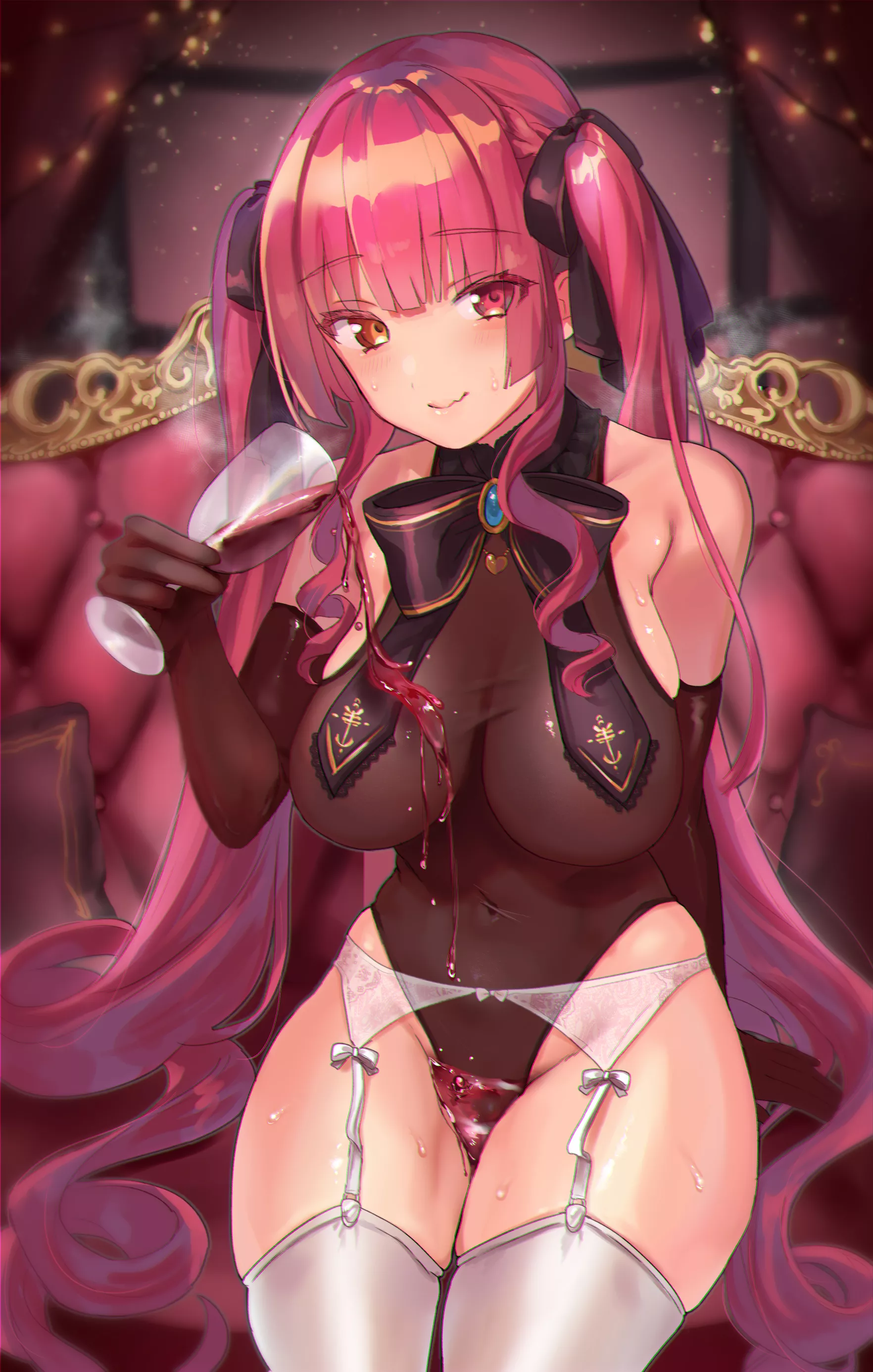 Houshou Marine Spilled Wine (Saise Chisa) [Hololive] posted by sequence_string