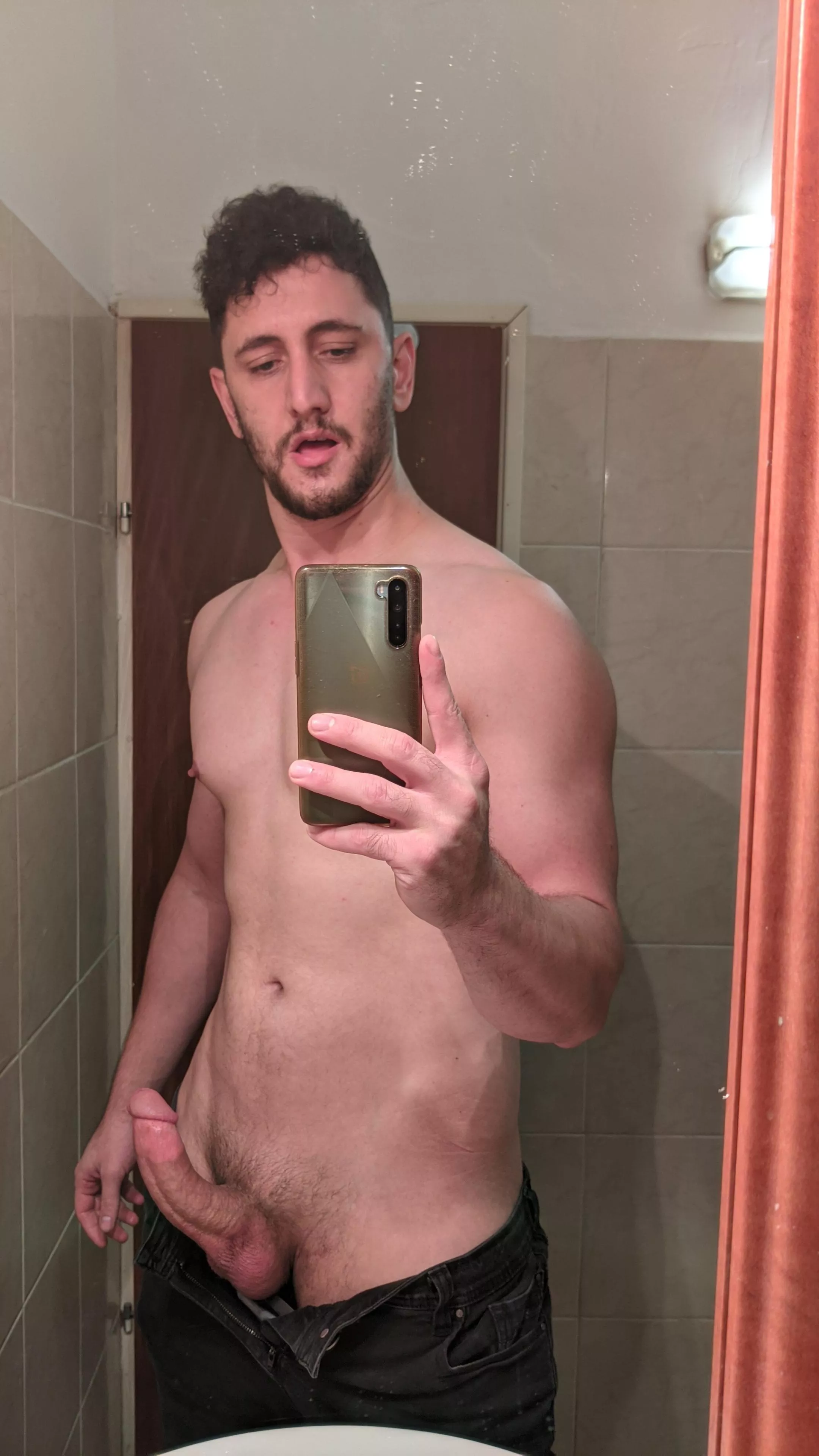 How am I doing nude? posted by Exhibitionistbigguy