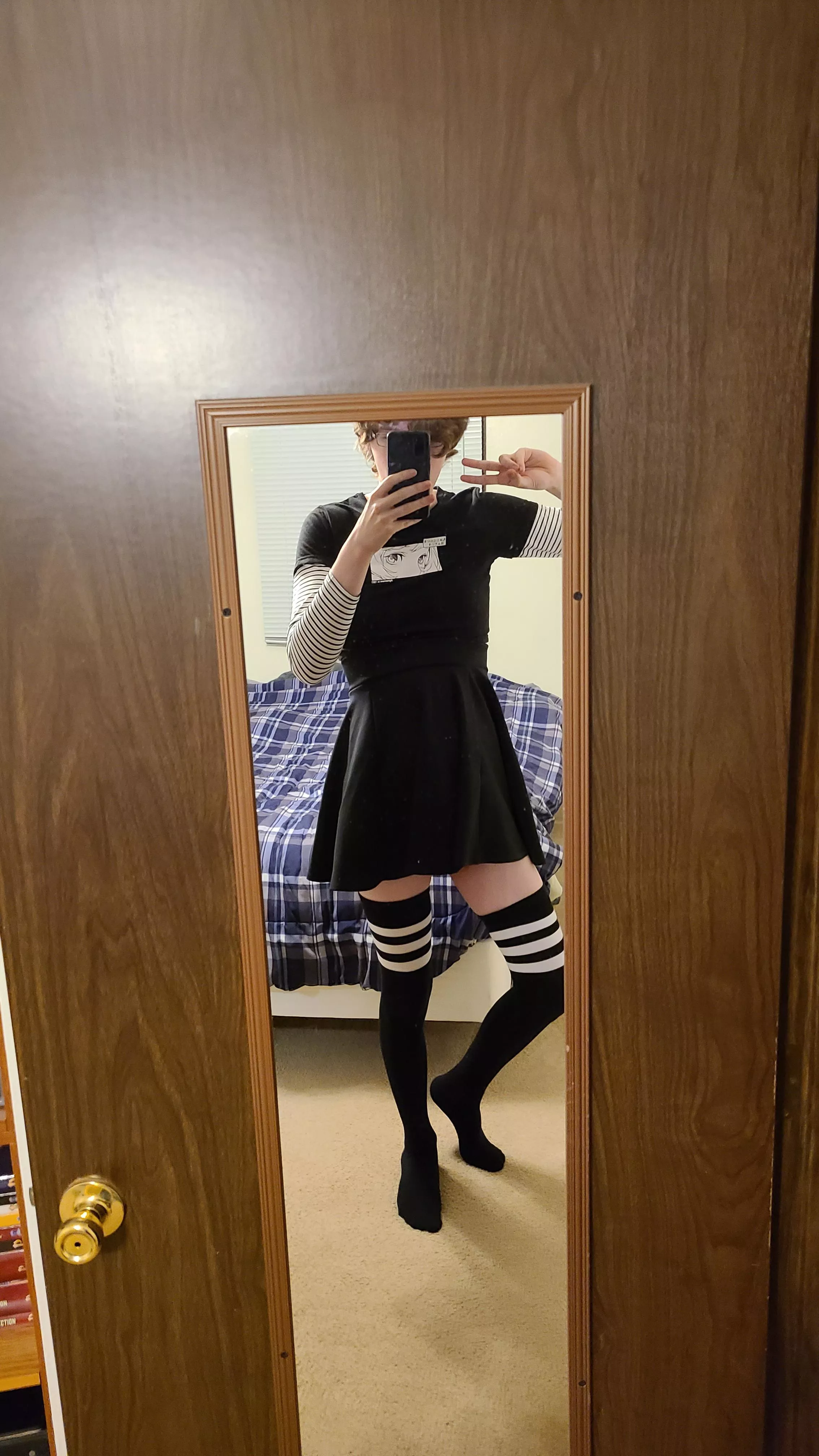 How do I look? 🙂 posted by tall_femboi