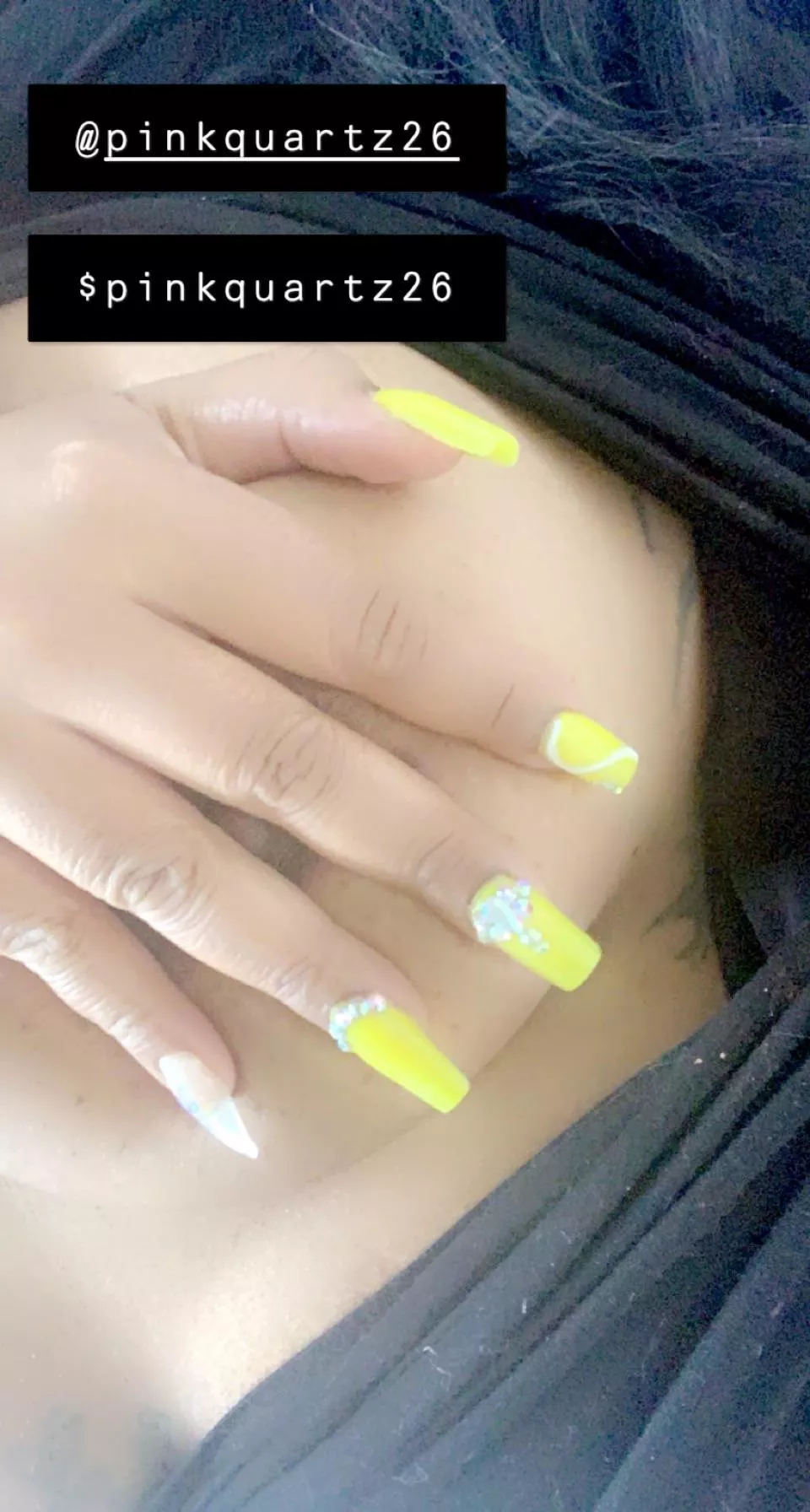 How do you like my nails? I love that I can’t even type with them. Pm n snap always open ❤️ posted by pinkquartz26