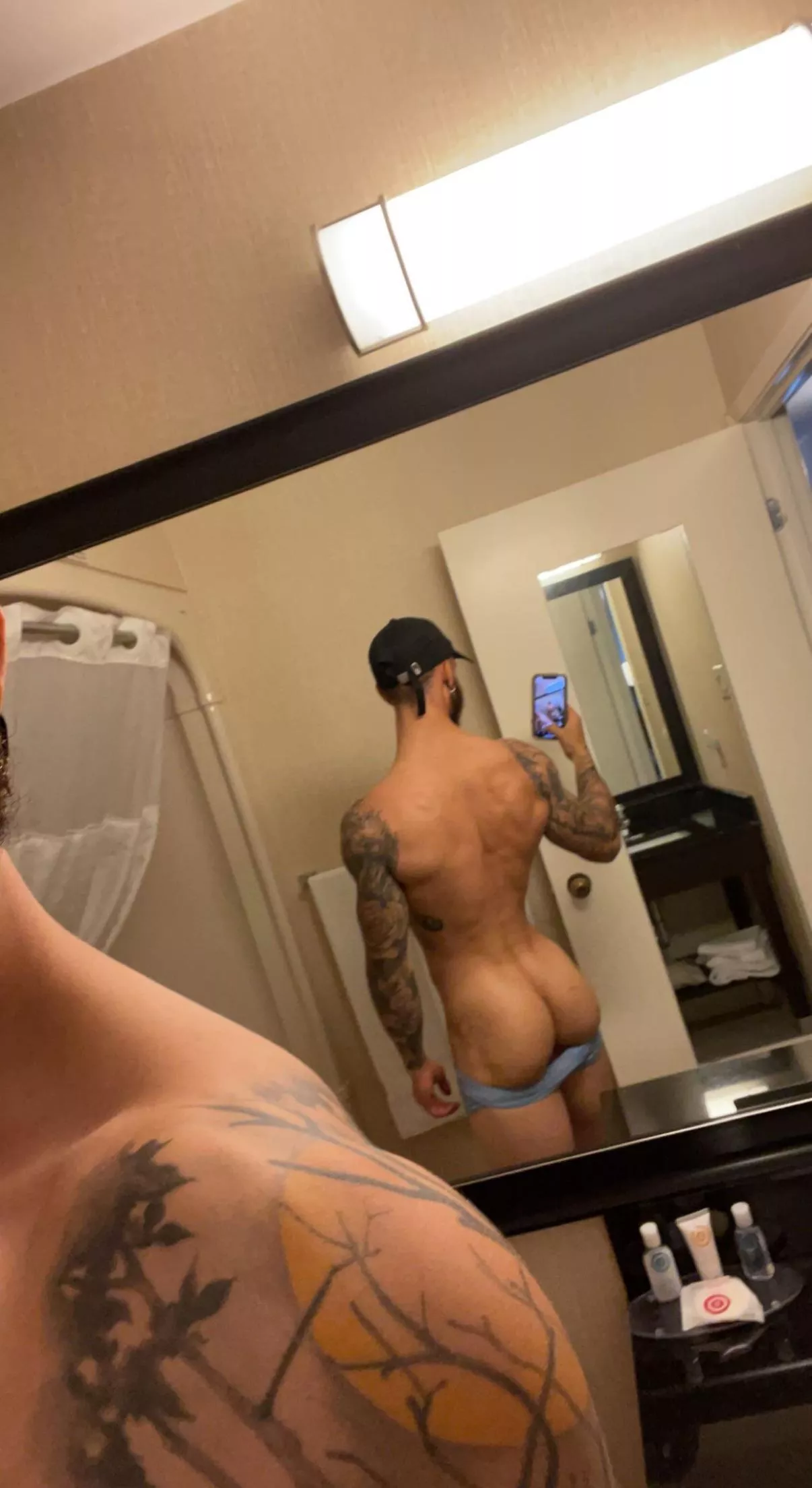 How does [m]y ass look? 😏 posted by SpiritedWorking3857