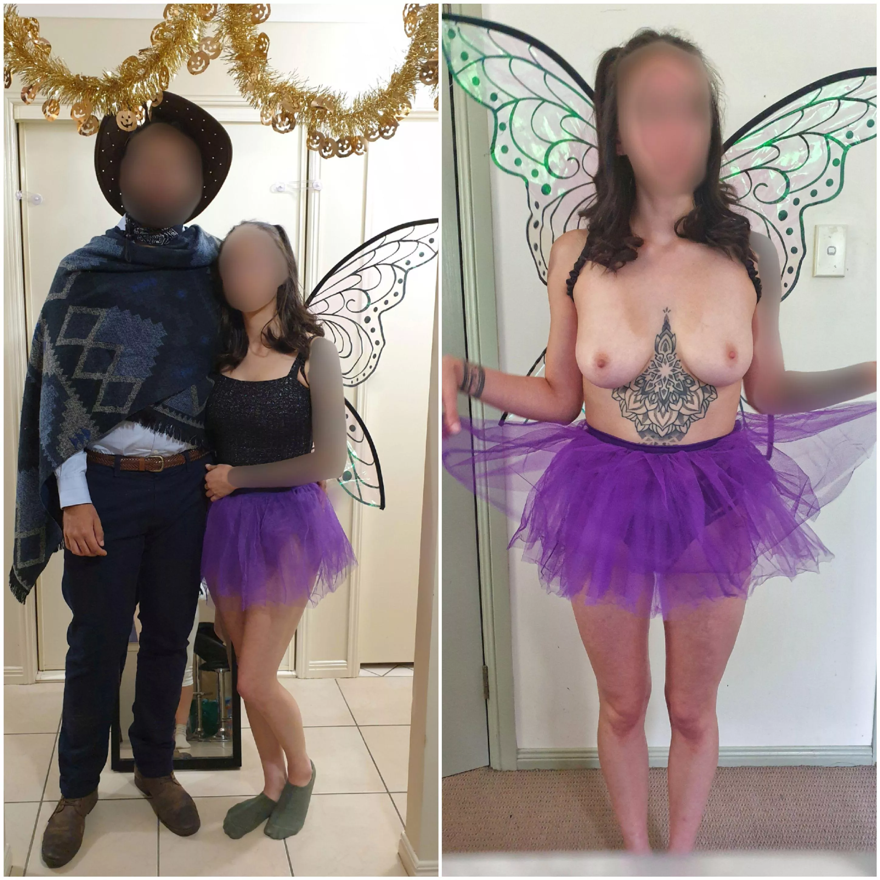 How I dress when out vs how I dress for reddit... Happy Halloween! xx posted by frootloops0307