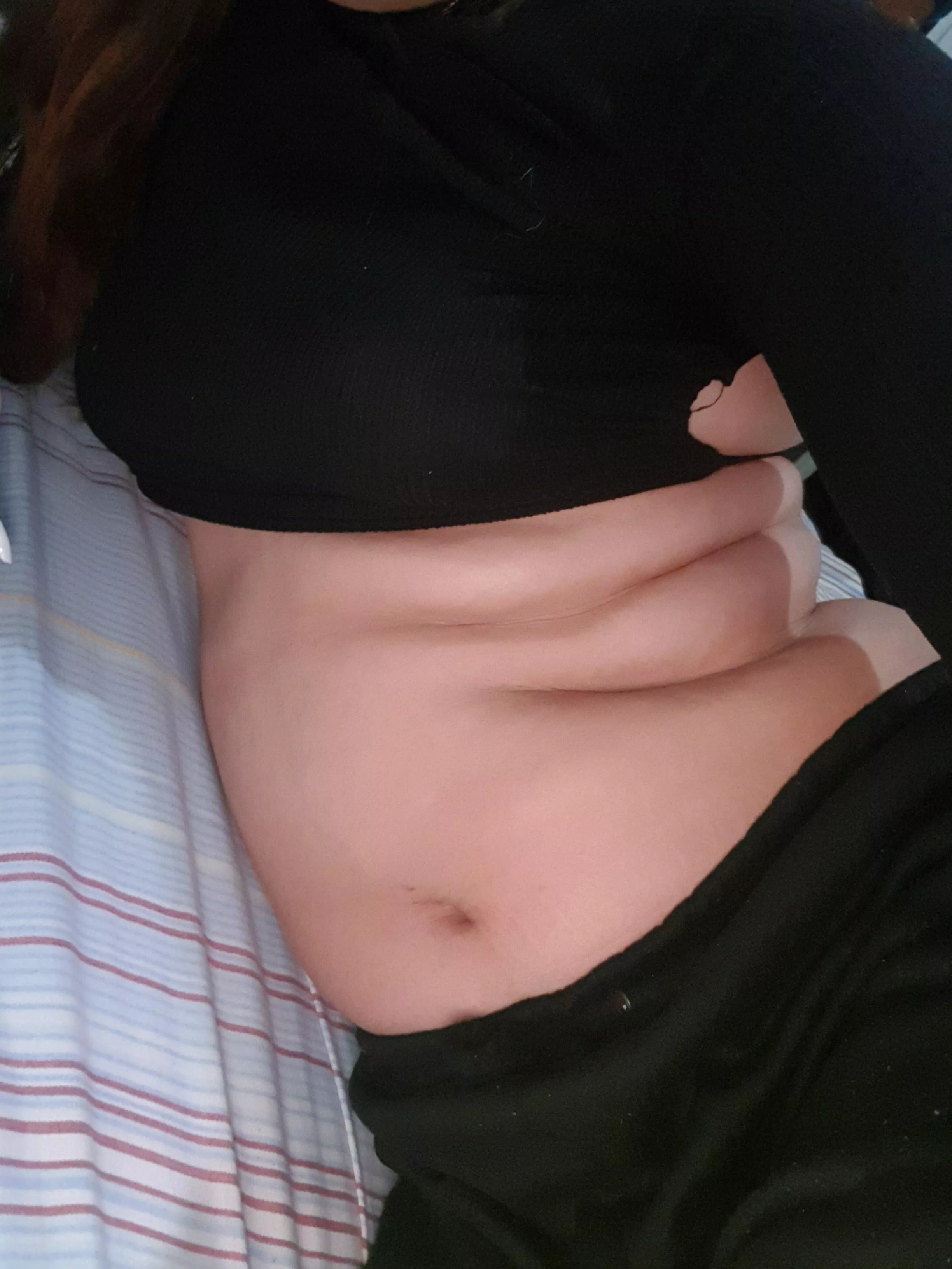 How is my belly going? Do you like it? posted by R-badgirl