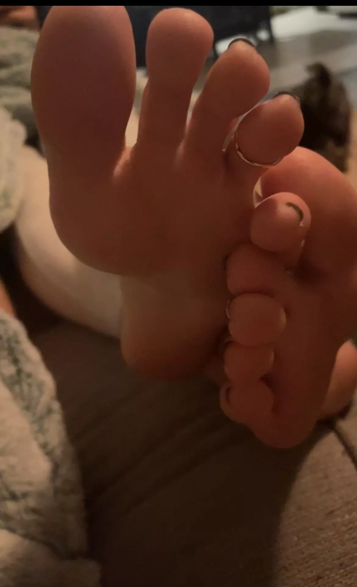 How would you like my feet in your face during a movie? posted by Alarming-Project452