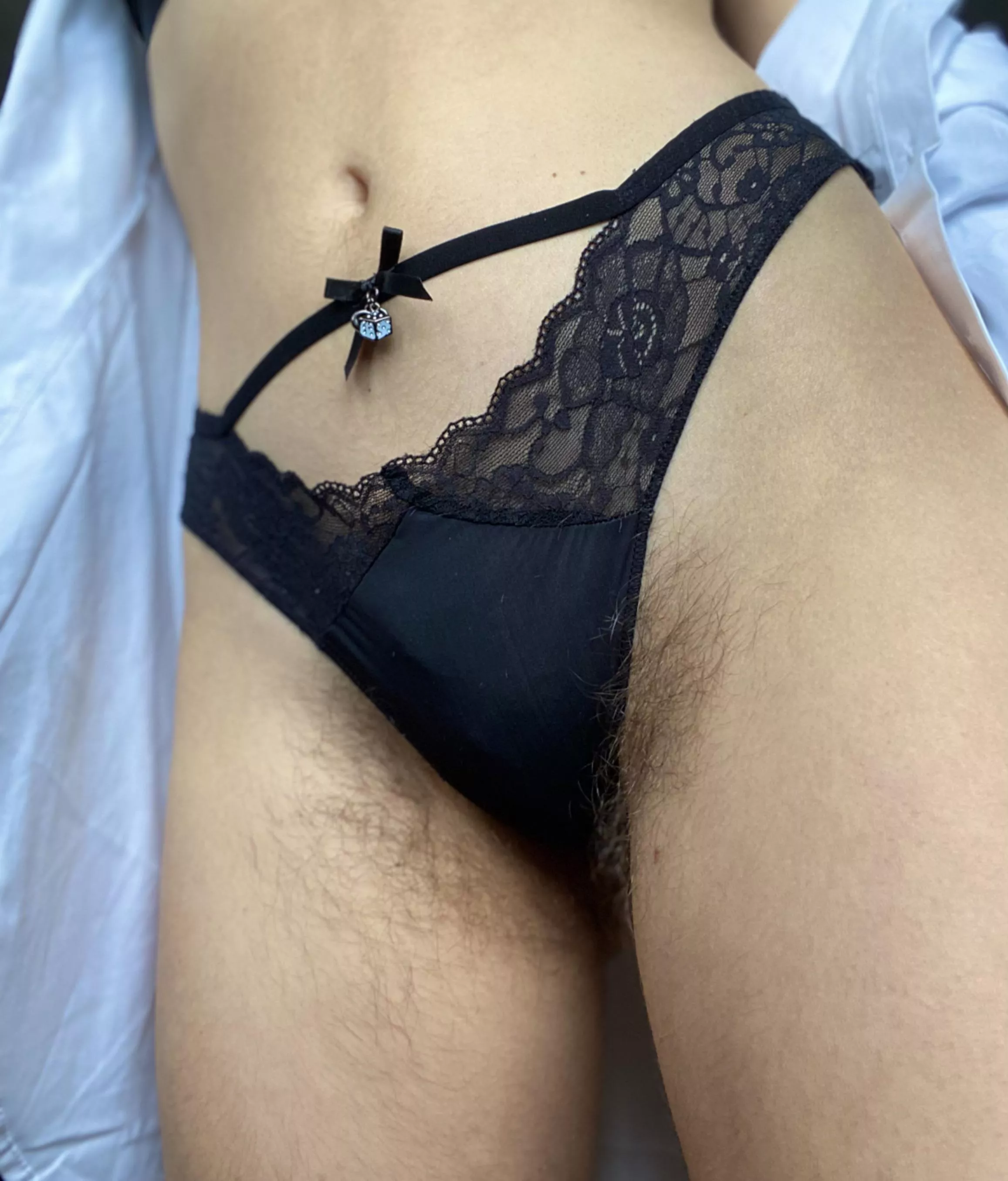 Howâ€™s the bush lookin in these panties? posted by SoggyParty