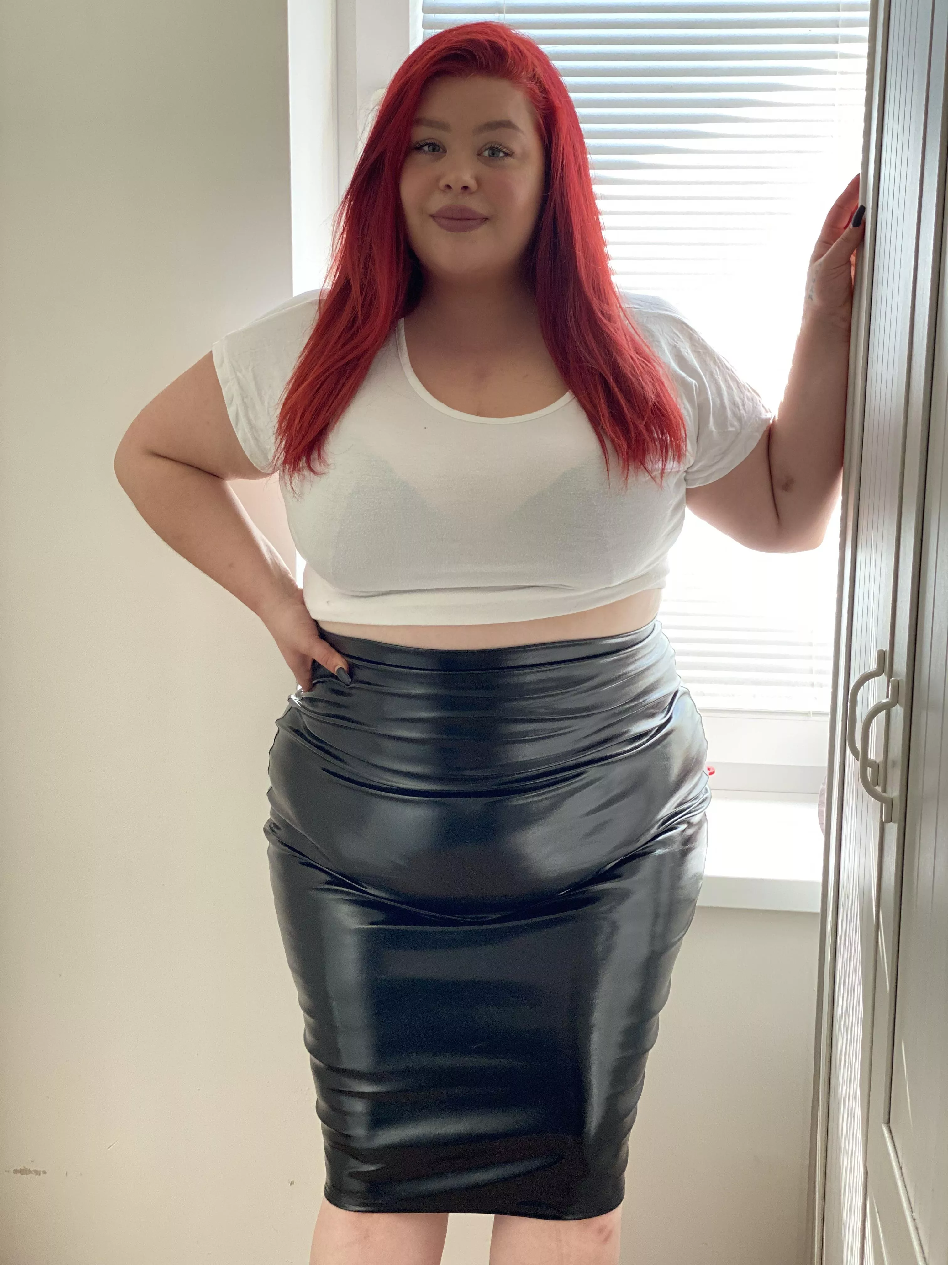 Hows this skirt looking on me? posted by BigBeautyLife