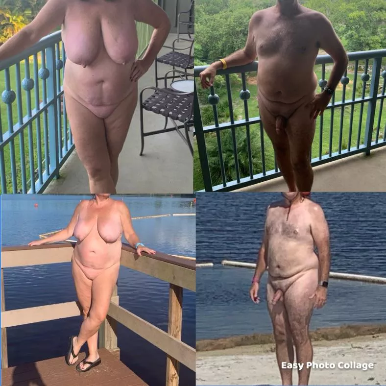 Hubby and I recent vacation to FL. Nude on hotel balcony and nudist resort!! posted by GM52