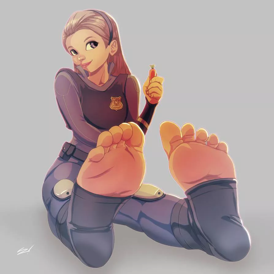 Human Judy Hopps toes [Zootopia] (Scamwich) posted by kinksplatt