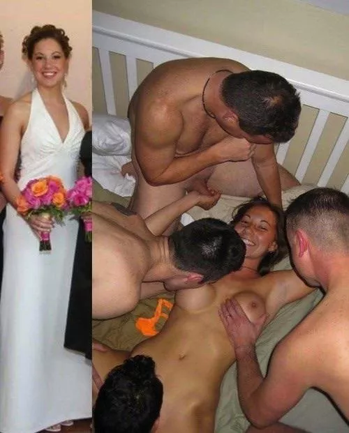 Husband fell asleep drunk so best men had to help posted by m8ukam