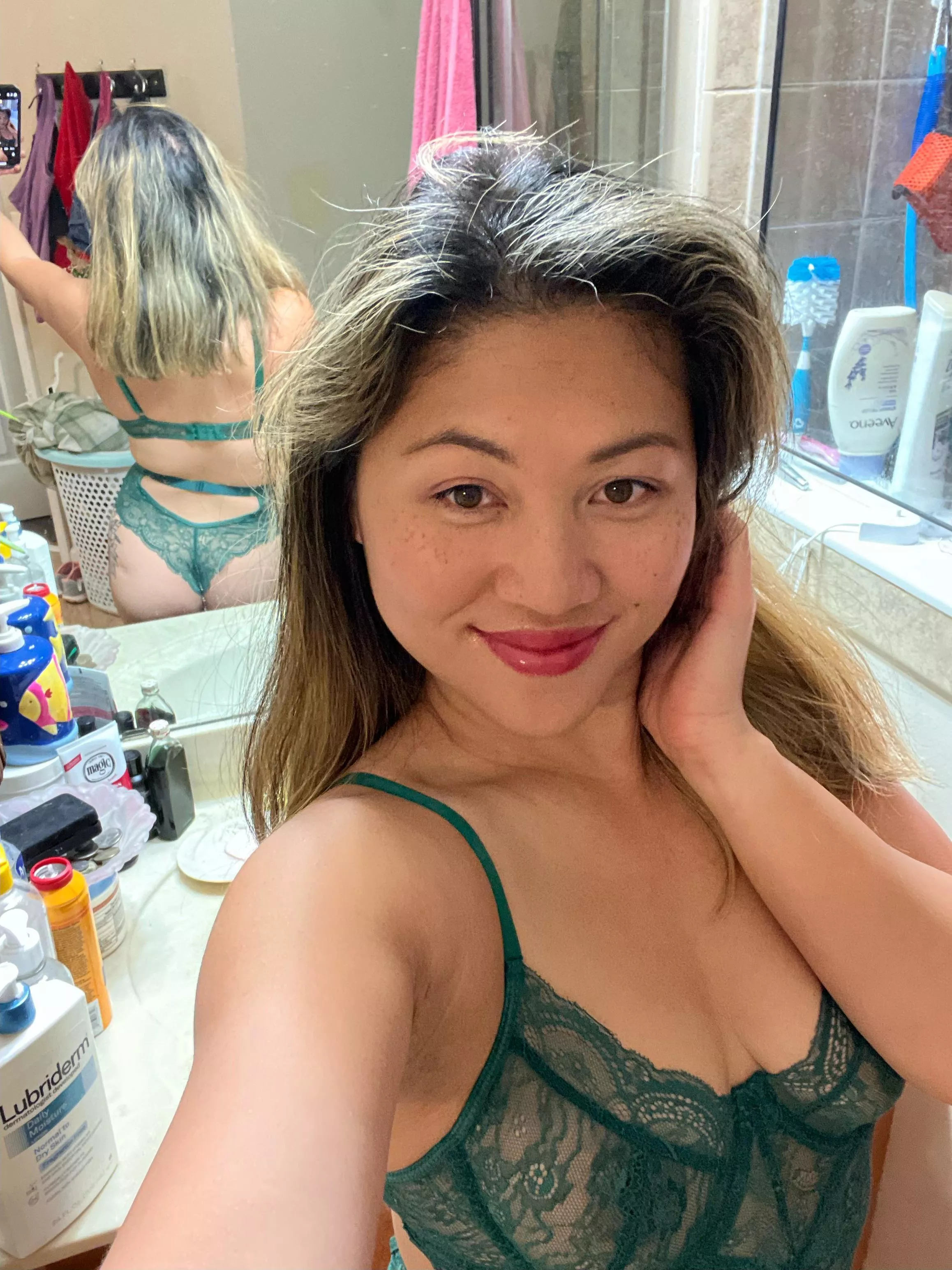 Husband is asleep and mommy is so wet. posted by sexyasianwife29