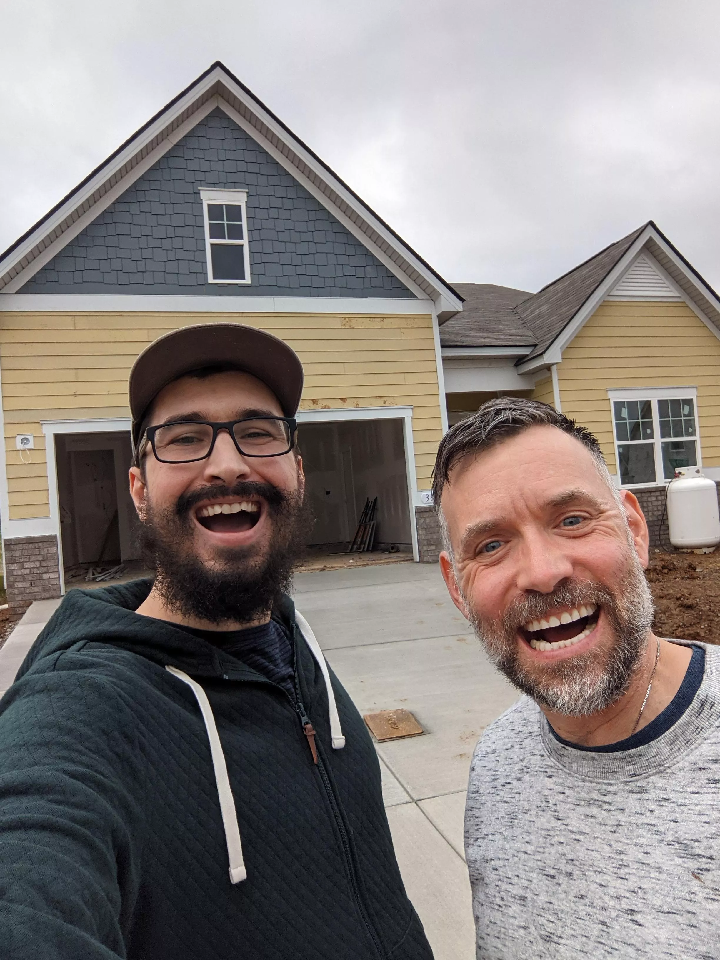 Husband(right) and I(left) are finally buying our first home together. Here is to next year and the next chapter. Happy New Year y'all! posted by seeker_of_404