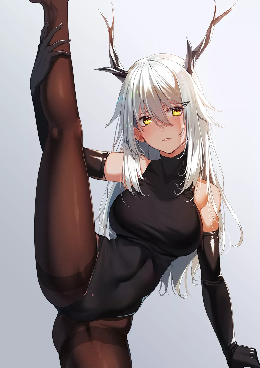 Hypergryph Leg Lift Pantyhose And Leotard (Bishi) [Arknights] posted by sequence_string