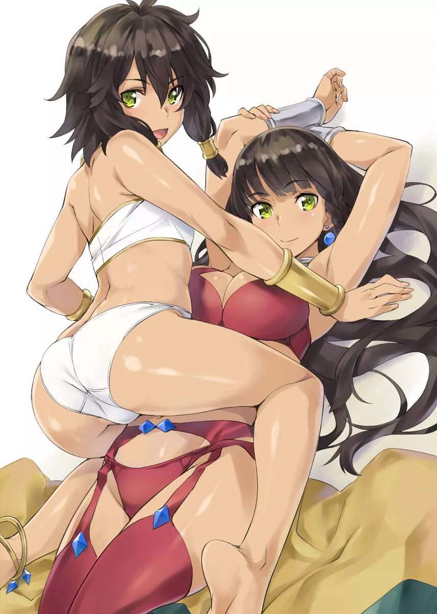 Hyryute sisters waiting for you [Nagayori] (dungeon ni deai wo motomeru no wa machigatteiru darou ka) posted by MySlavesNudes