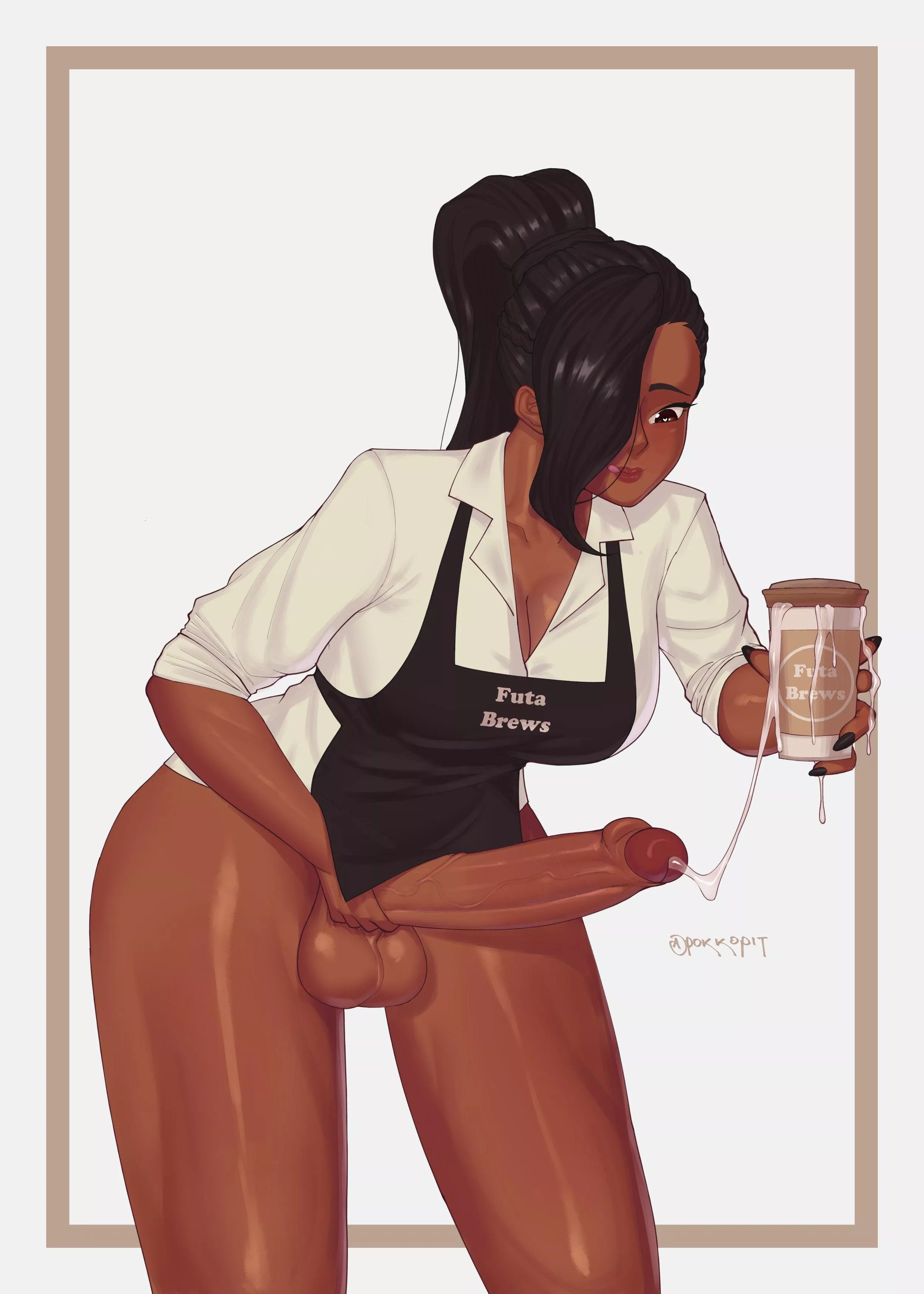 I always ordered a simple drip coffee, but maybe I'll start going for a futa-white posted by NiceLifelol