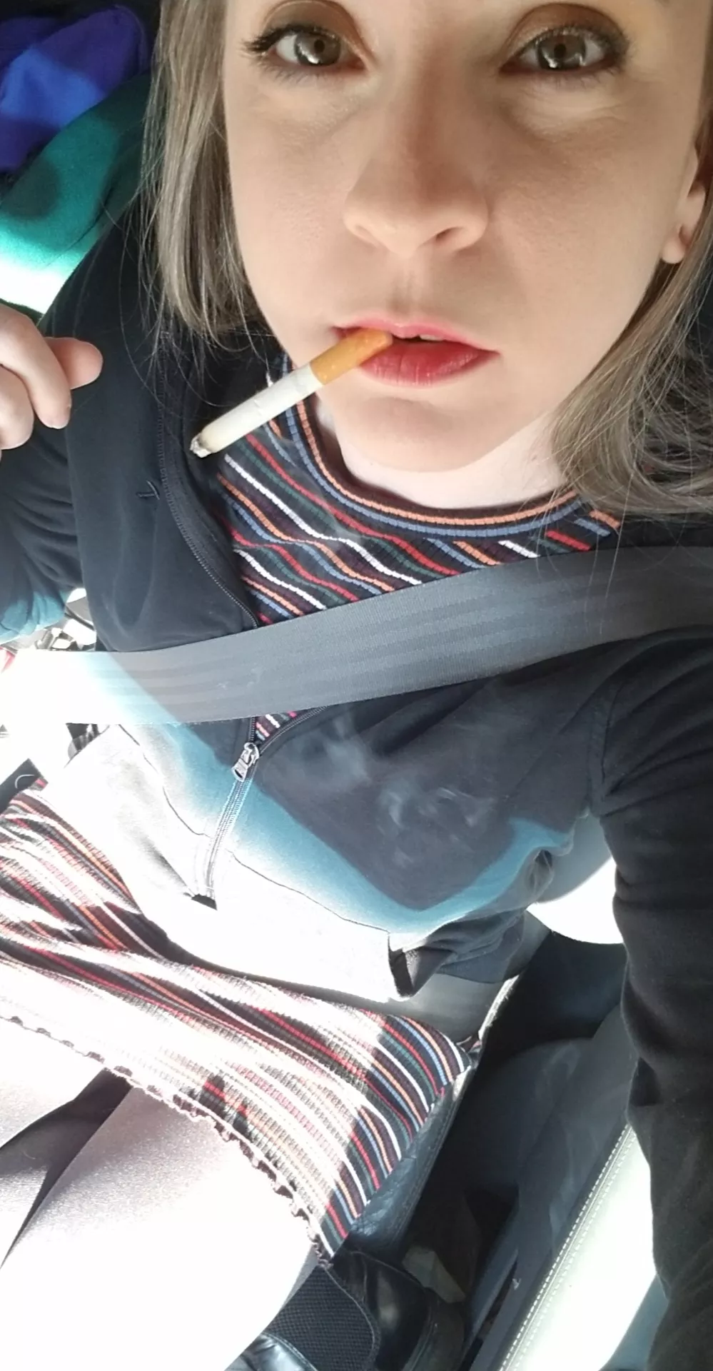 I always smoke in the car 💨 posted by hotpossum