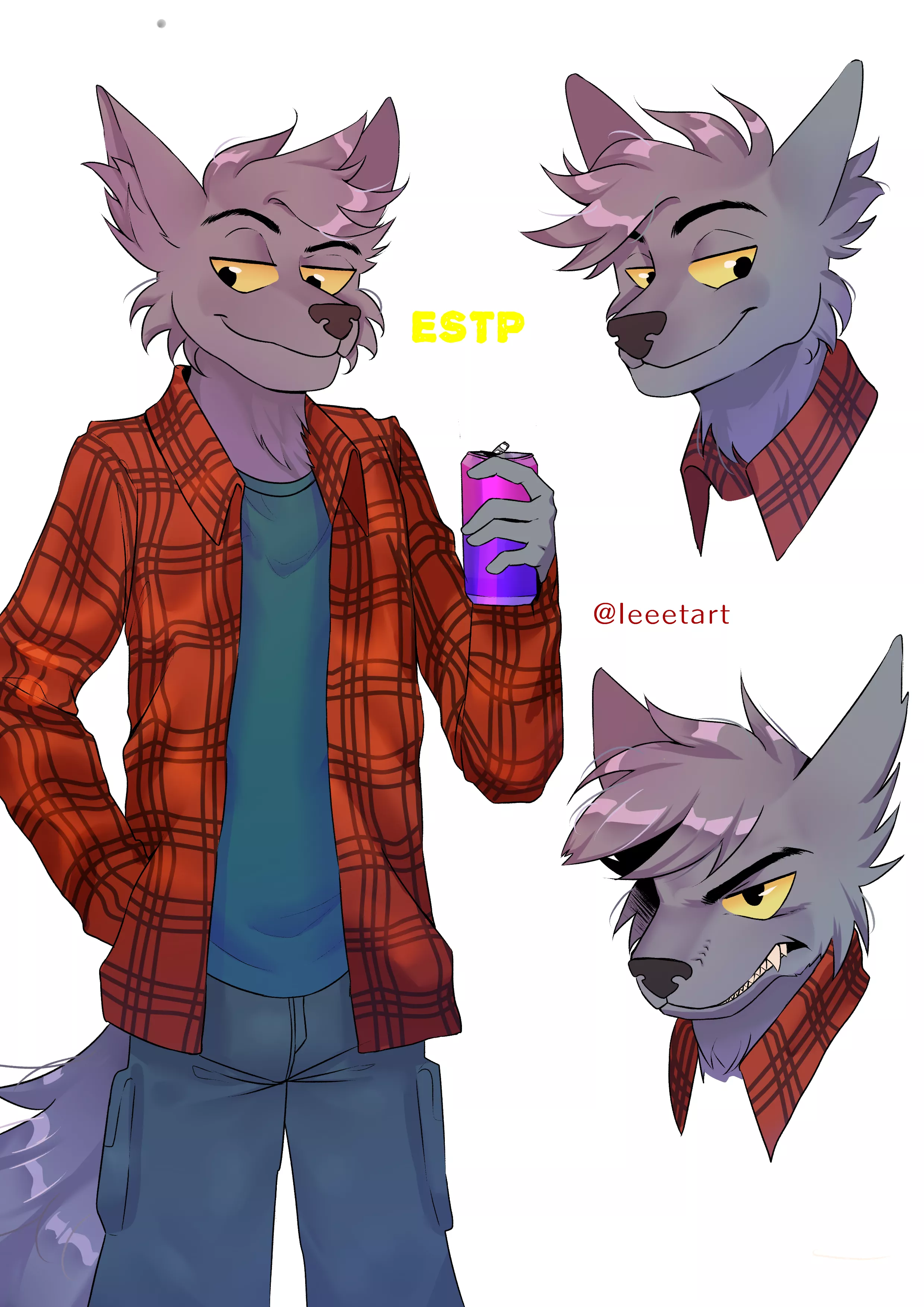 i am new here and am practicing. this is my first OC. he is ESTP (by me @leeetart) posted by leeetart