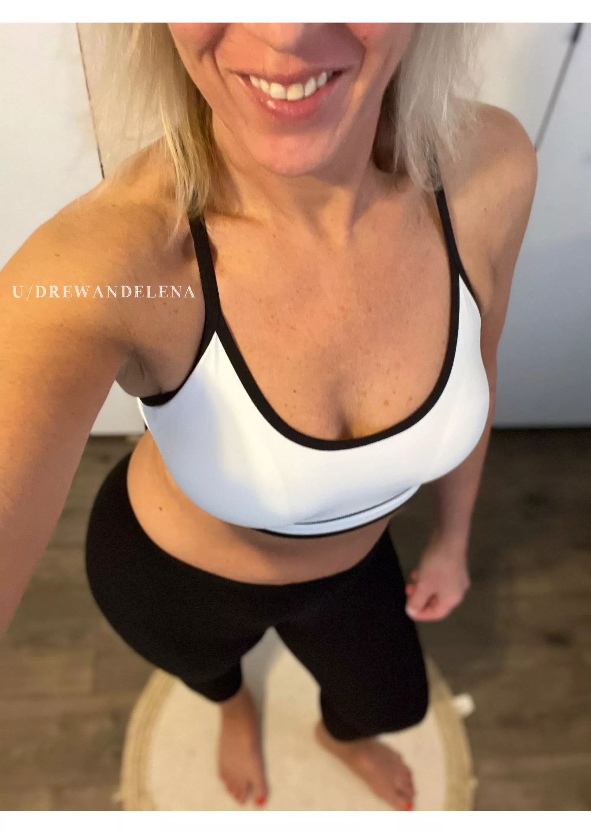 I bought this cause I thought it was cute and it shows the goods nicely . Would i distract you at the gym? 47F posted by Drewandelena