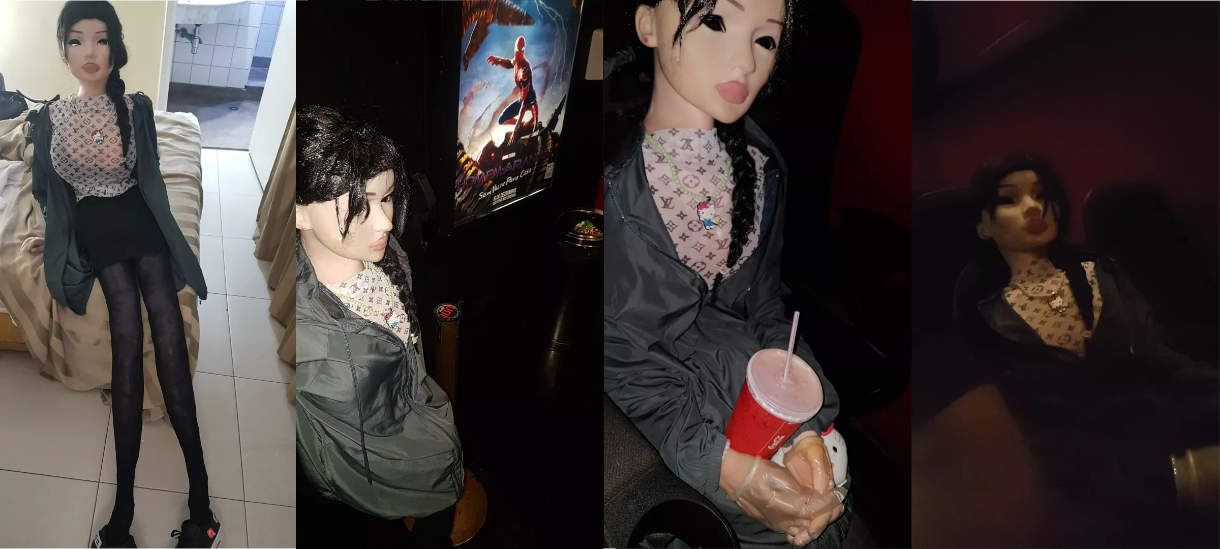 I bring my AI doll to a movie theater !!! Emotional... posted by spacebear7778