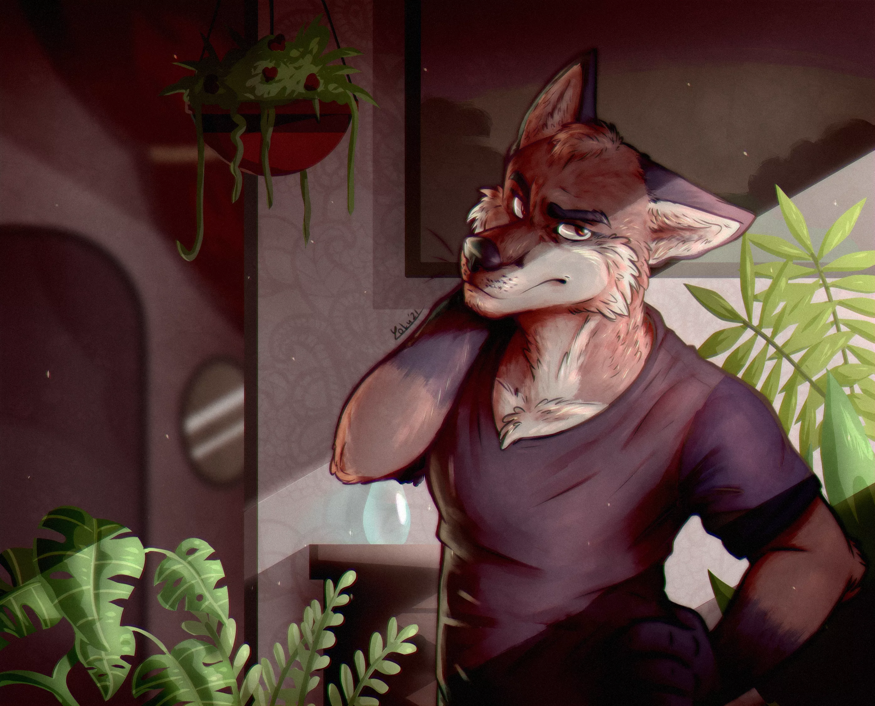 I can't believe I drew a furry for a school project. (UPDATE) // Art by me posted by spacetank