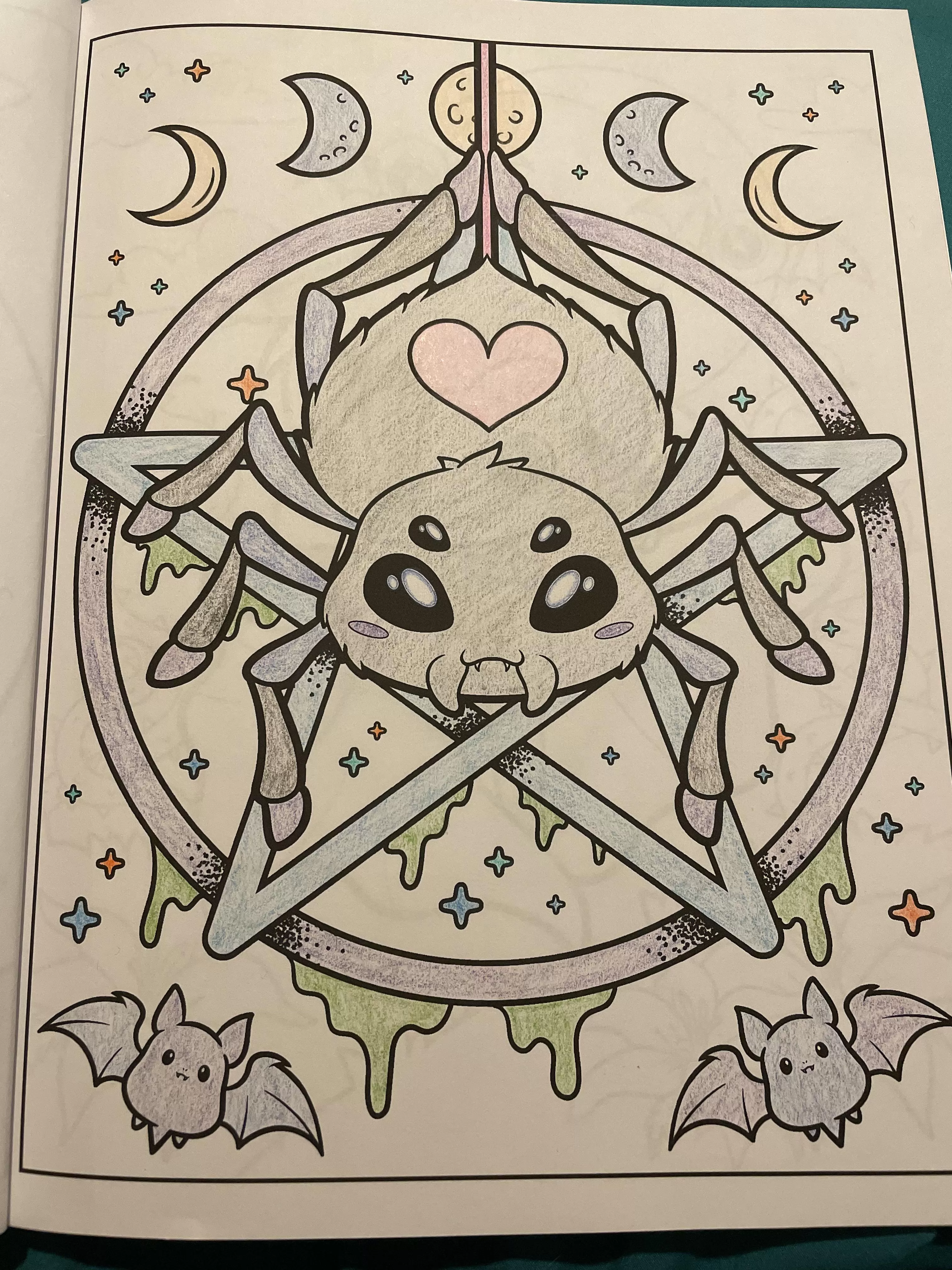 I colored a pwetty piture posted by Im_your_luna16