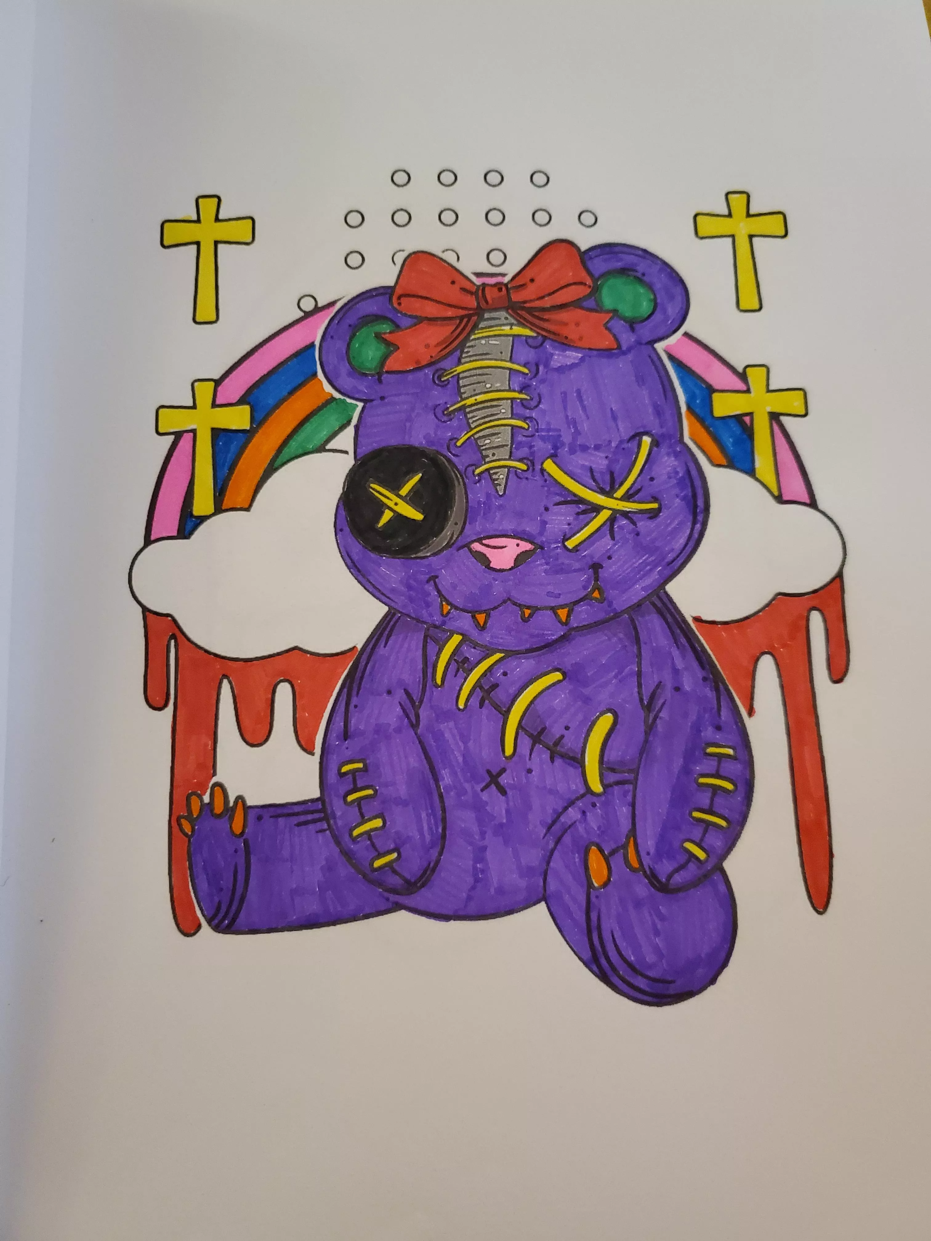 I colored this today! ðŸ‘»ðŸ¥° posted by princess_nyaaa