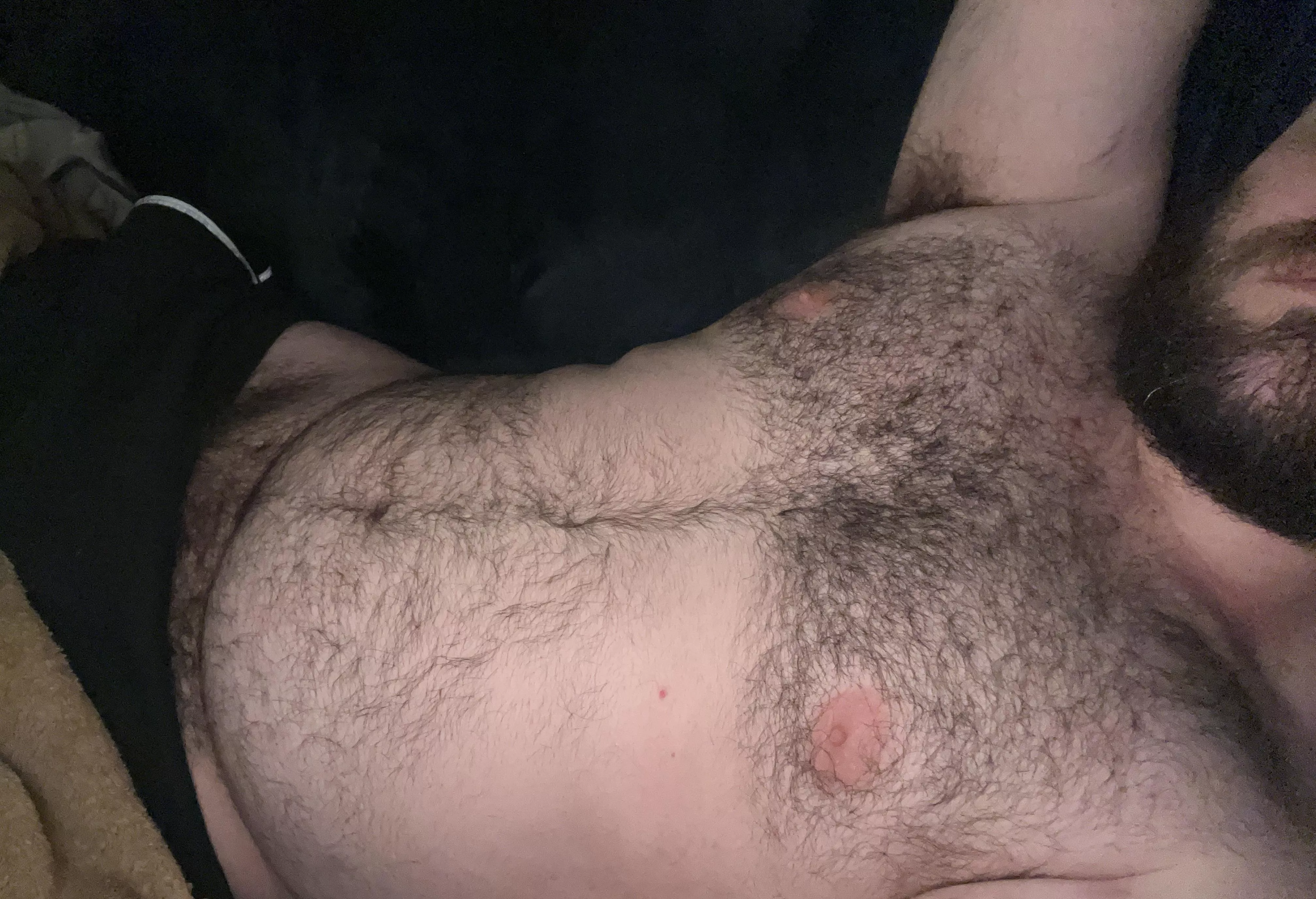 I do love a good chest rub 😉 posted by hairyguy27