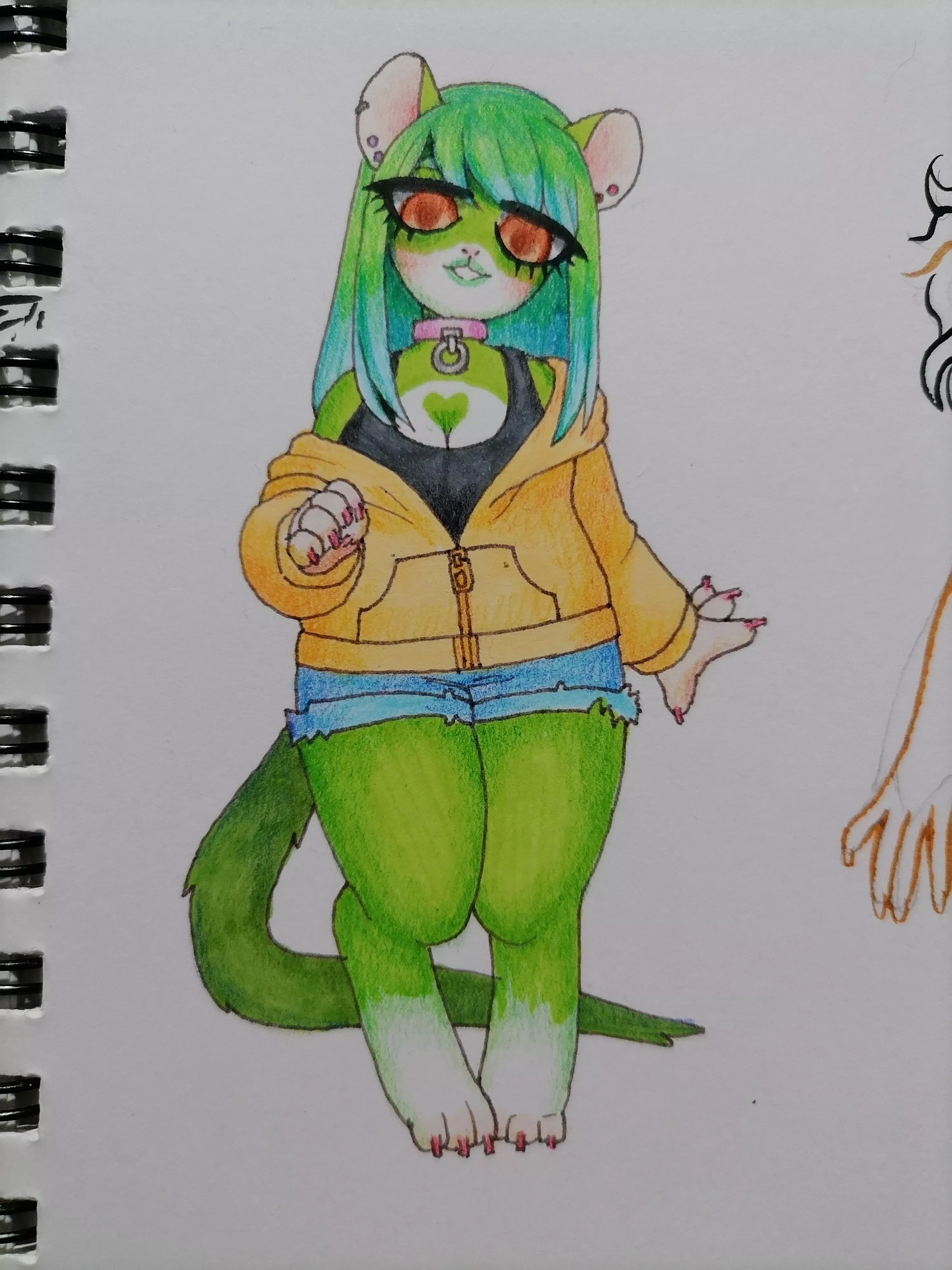 I finally designed my fursona posted by SnooShortcuts187