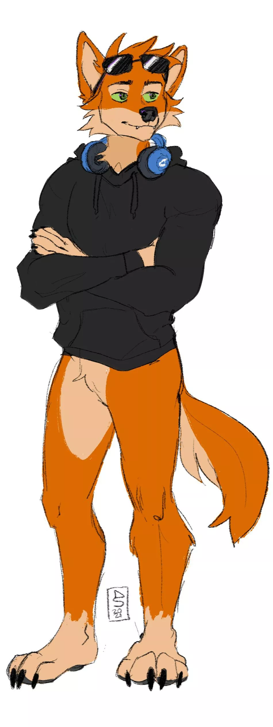 I finally have a fursona. This is Roman, all credit goes to u/drownedseagull posted by Donutdunker72