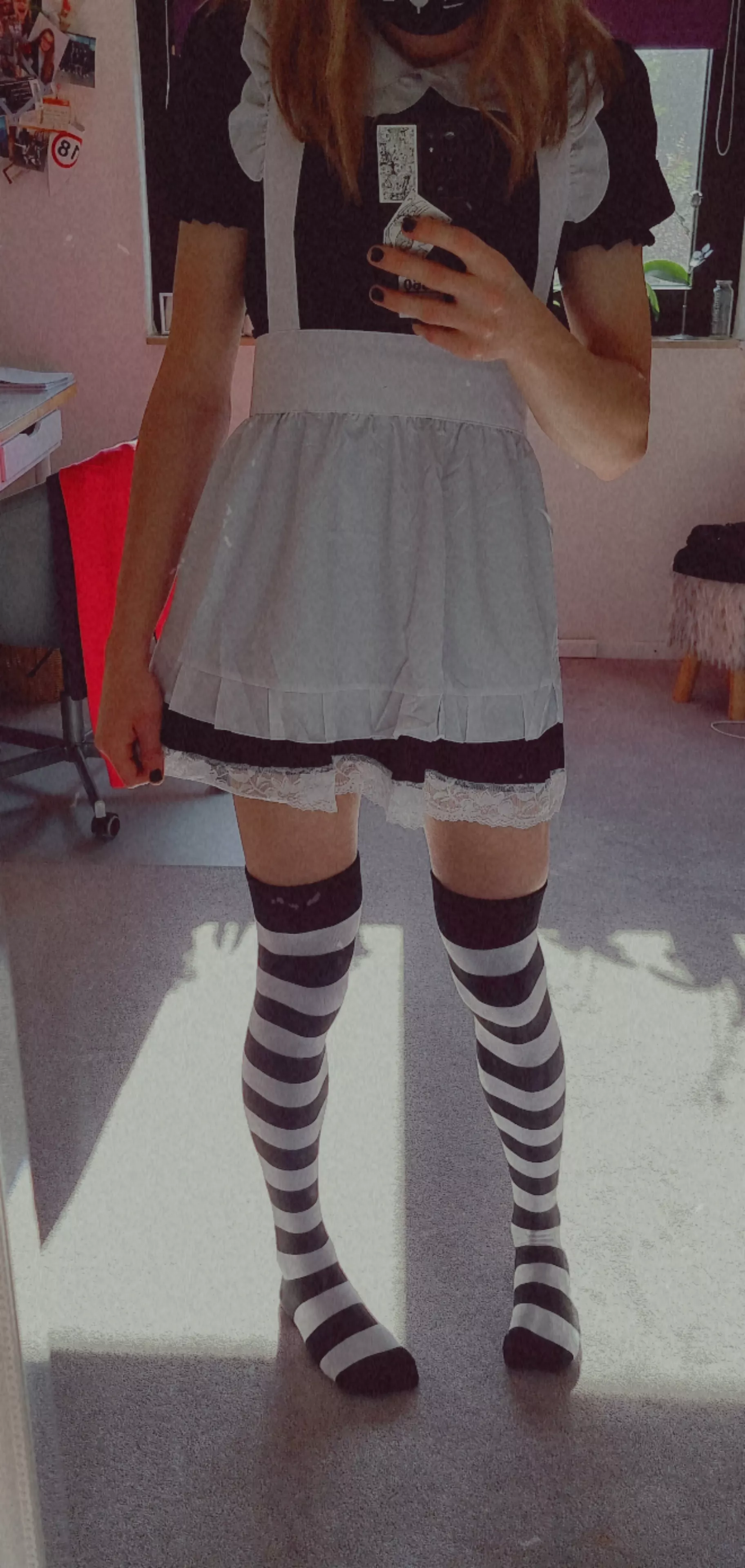 I got a cute new Maidoutfit. Can I serve someone of you like this? posted by Liolanse