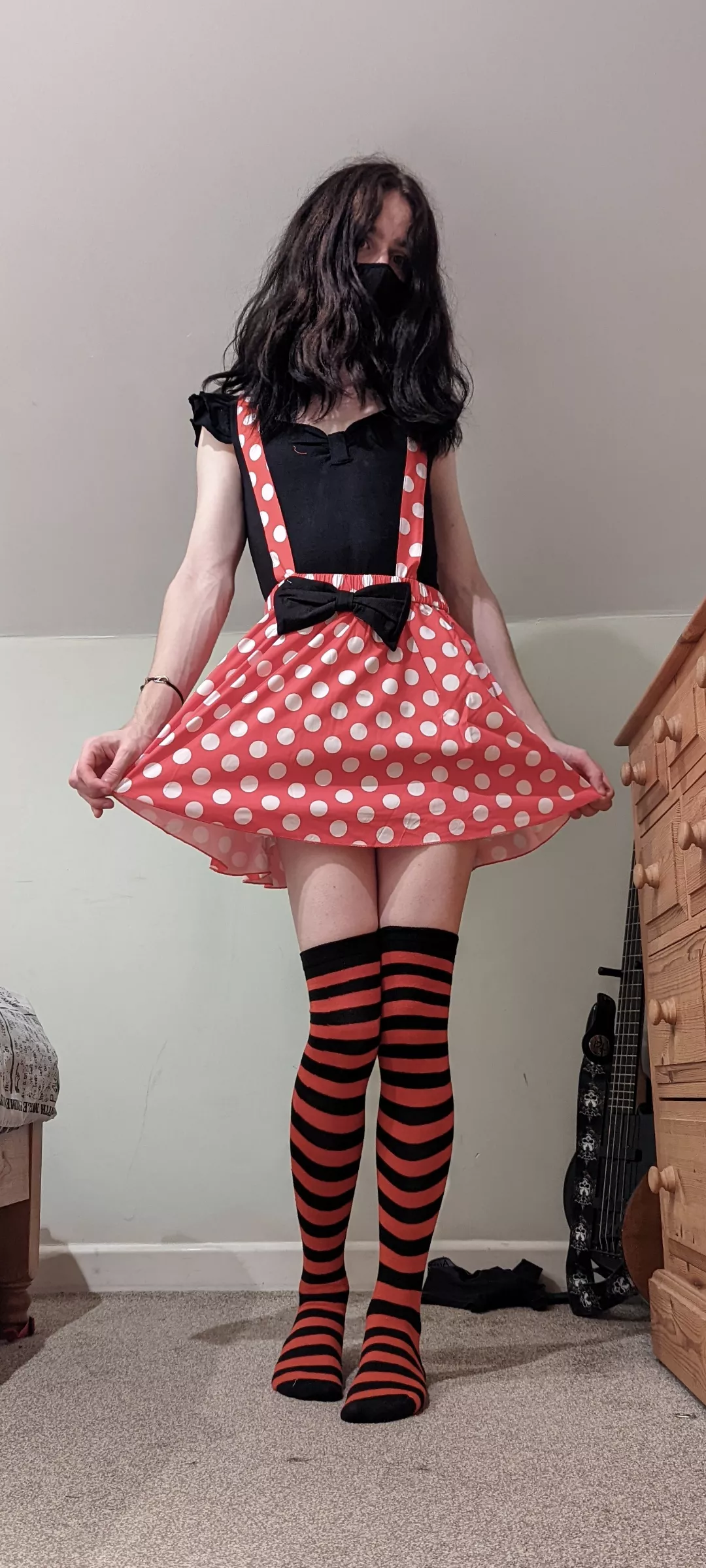 I got a new dress!, rate the fit? x posted by metal_femboy74