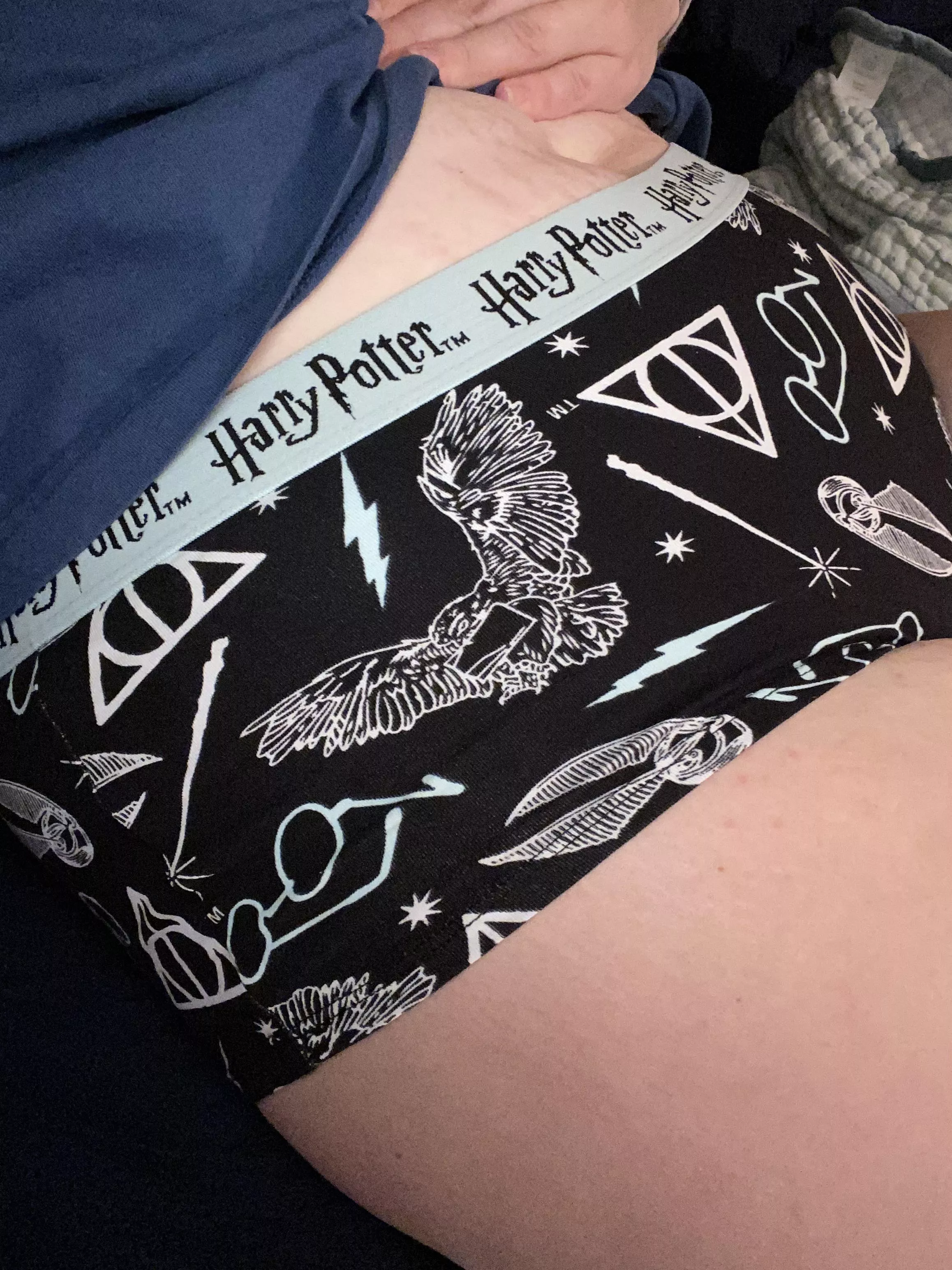 I got new Harry Potter undies today and they make me feel so little and cute! 💕 posted by princess_booplesnoot