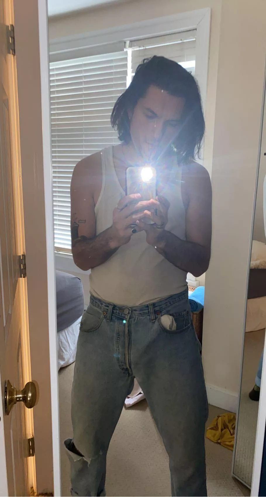 I guess baggy jeans dont hide it either posted by PNWmonster