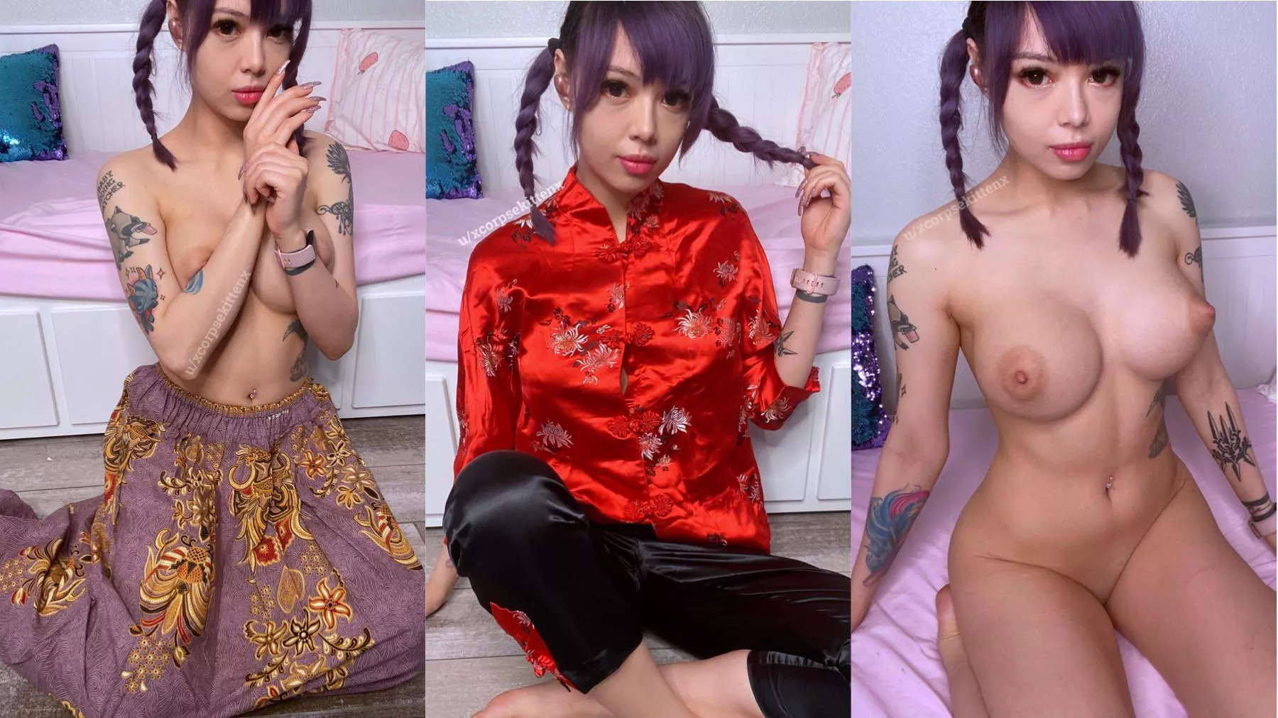 I have 3 looks. Which one is your favorite? posted by xcorpsekittenx