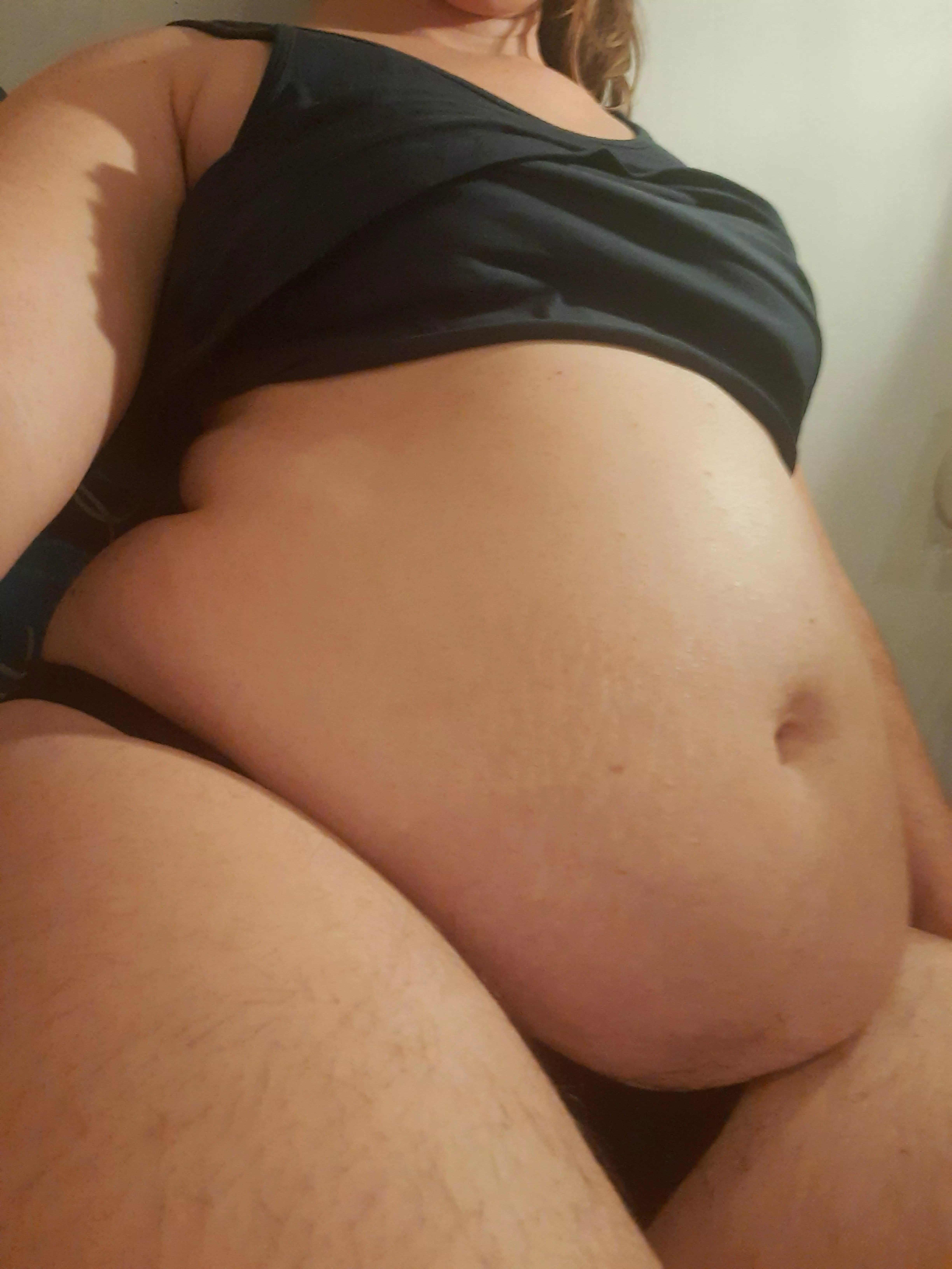 I have been eating like a pig. And then chugging milk afterwards, to fill myself up completely. I am so full and it feels sooo gooood...All this food, going straight to my belly, making it bigger every day....It excites me. I like to think about it while posted by stuffed_cutie_pie