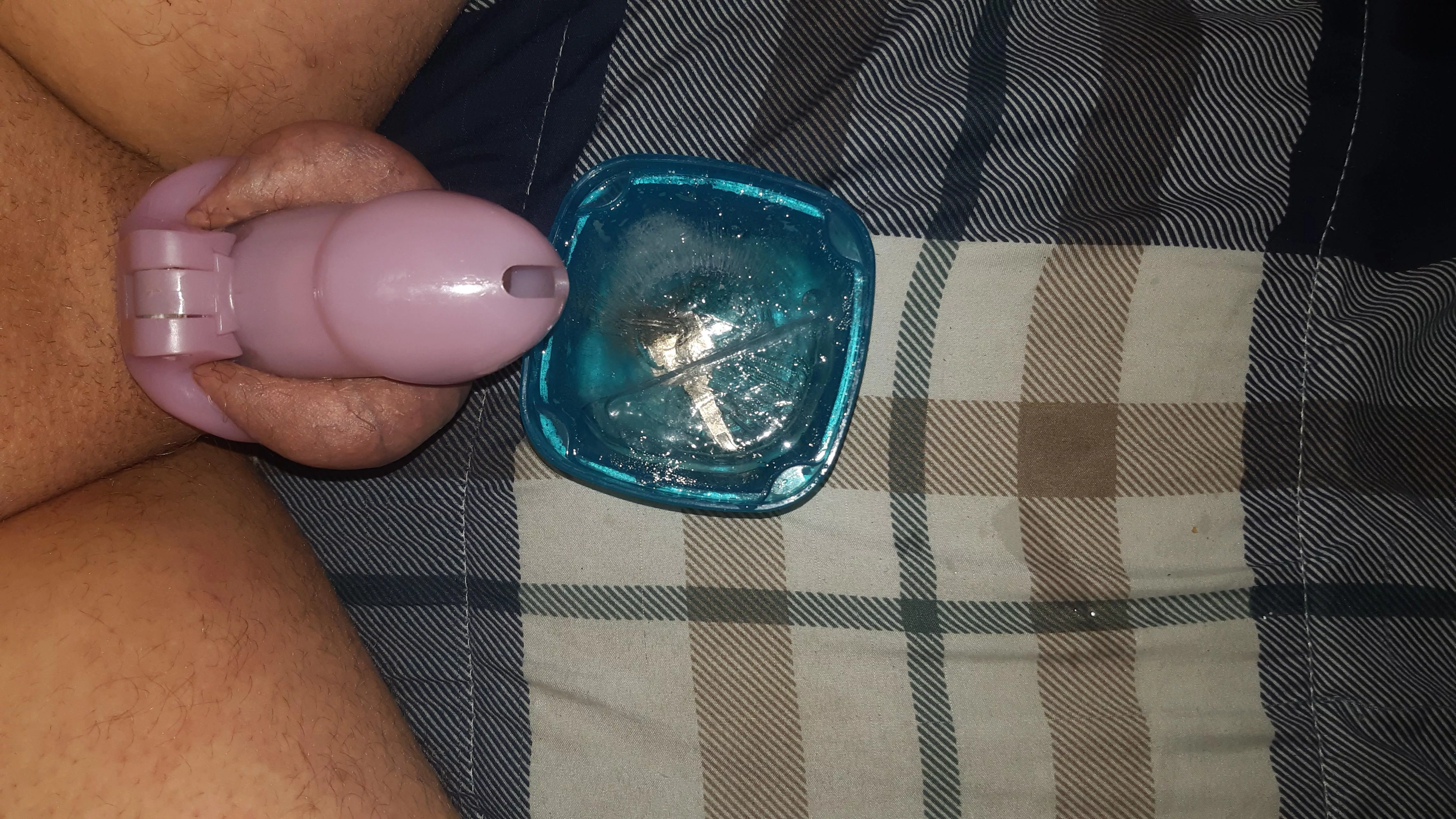 I have been in chastity since yesterday and the keys are frozen in ice now i cant get out! posted by ClassyMantle