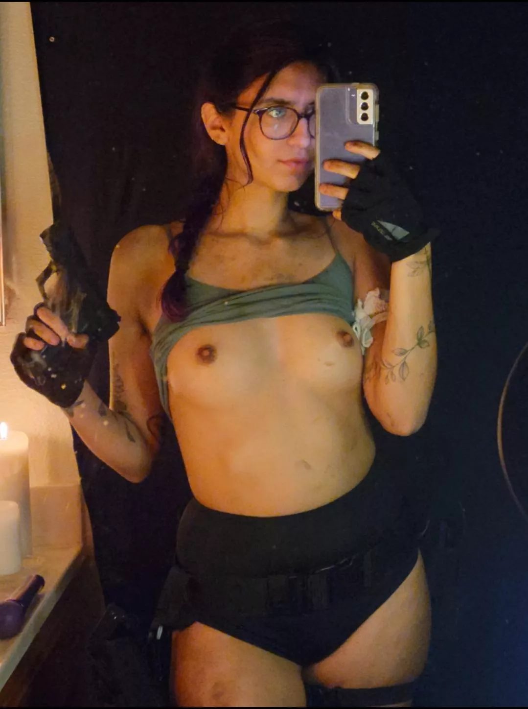 I have never been SO turned on dressed up as Lara Cro[f]t, are you into roleplay in the bedroom? posted by anastasialovegood