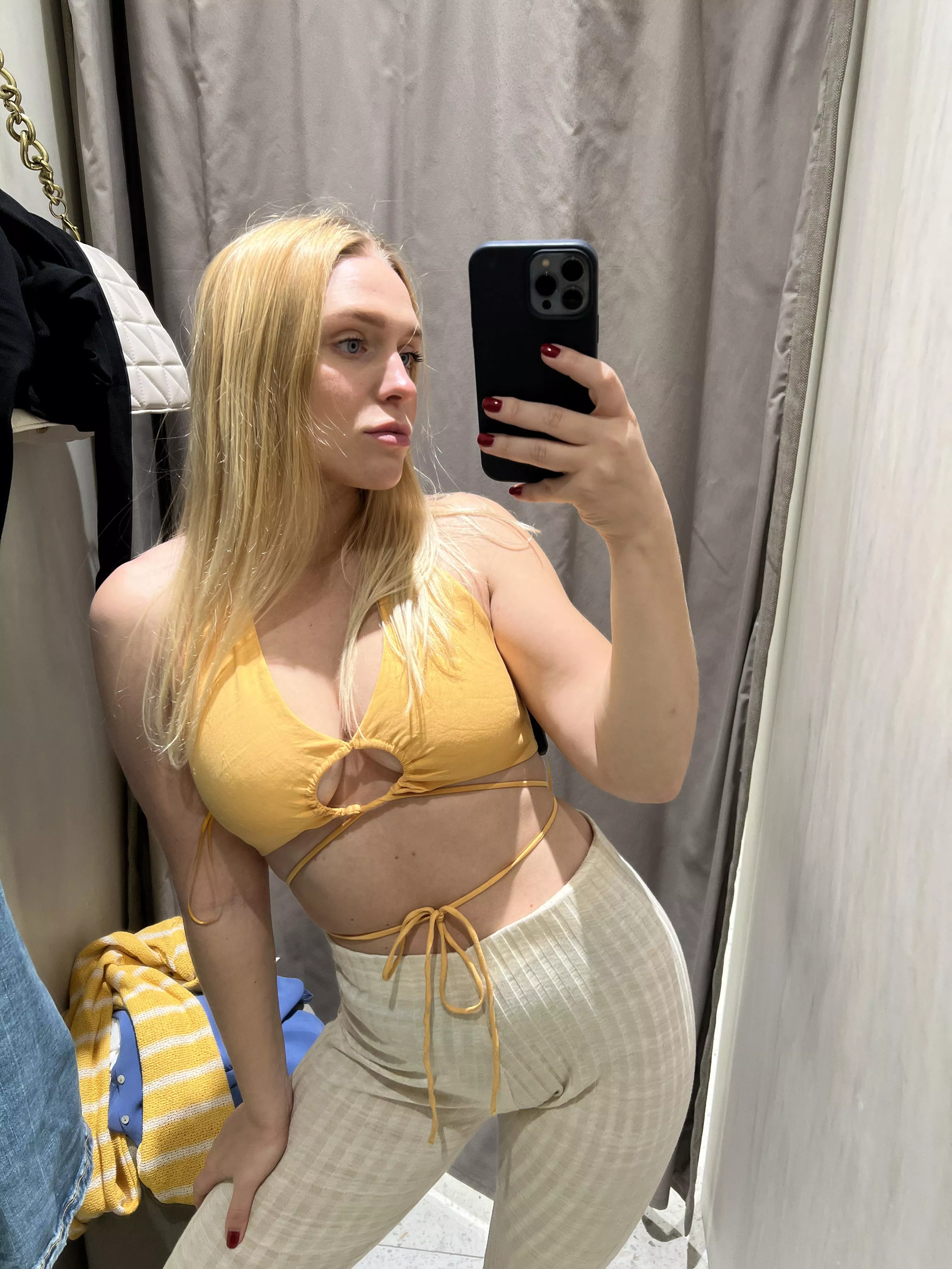 I hope this top is not too much ðŸ˜ posted by YourGoddessFreya