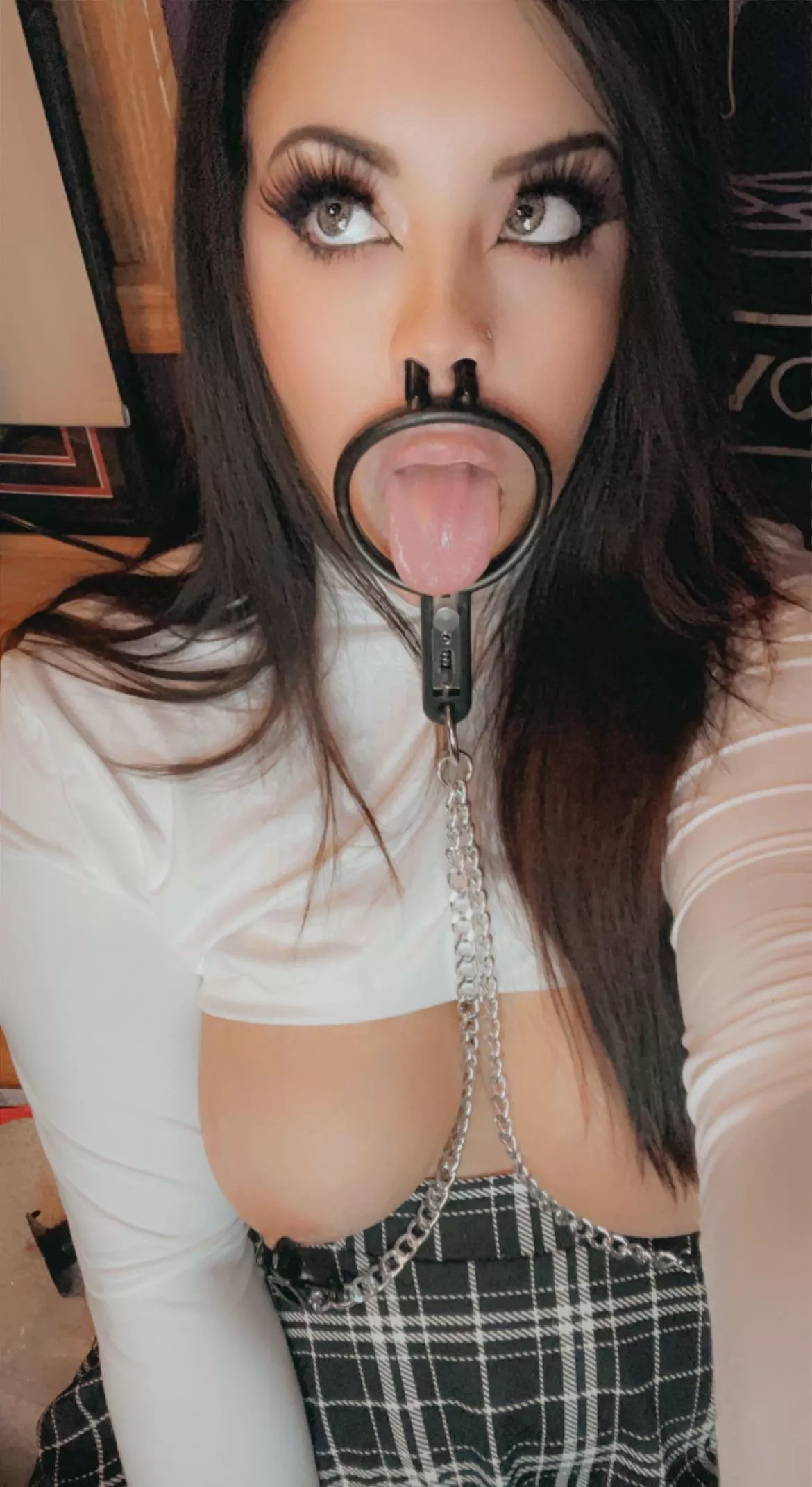 I hope you like my new spreader gag [f] ðŸ˜ˆ posted by HailLilith06