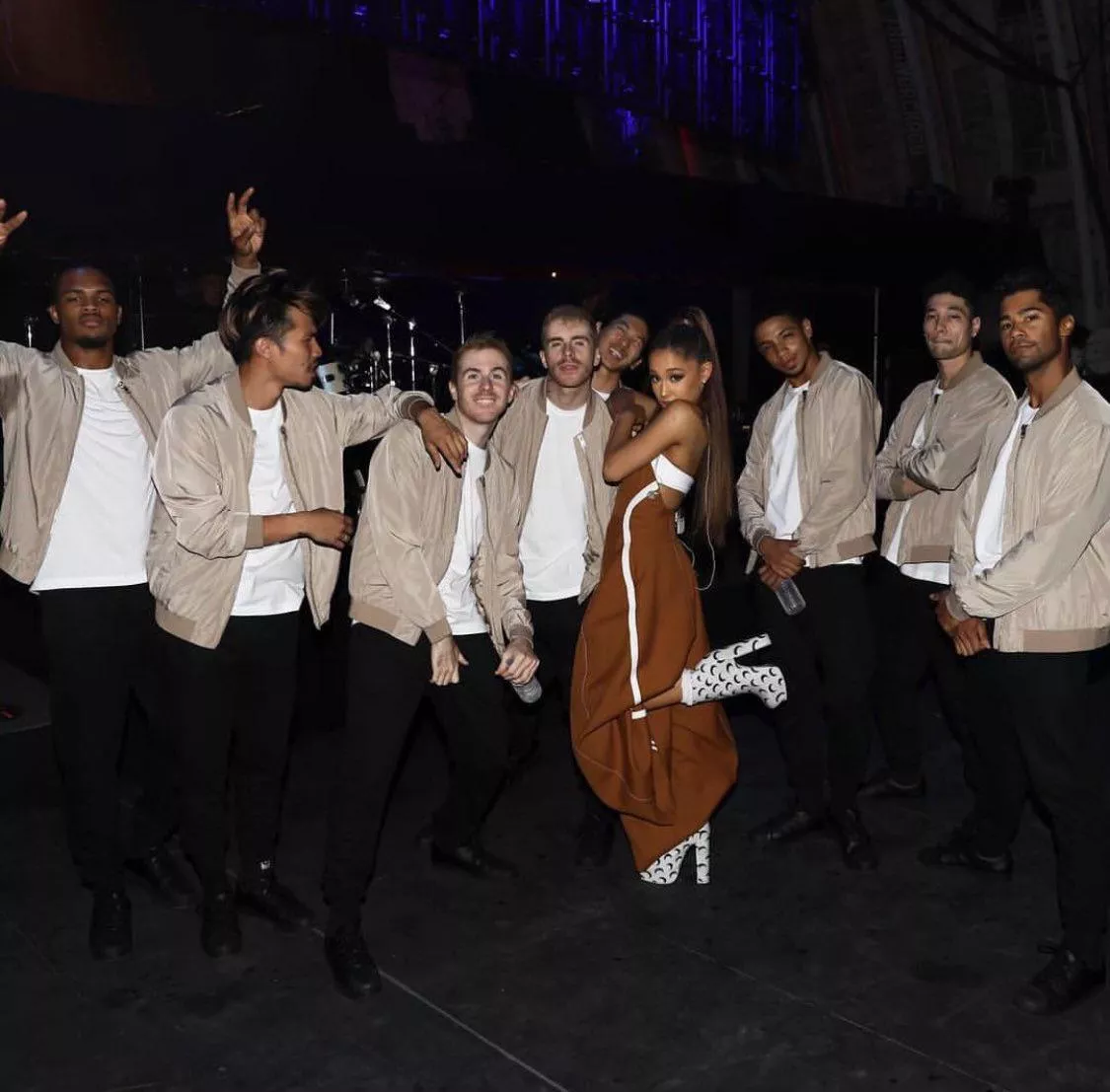 I like to imagine that once in a while Ariana Grande let’s all her back up dancers come back to her room for an all night, no holes barred gang bang. What do you think they would do with her? posted by ashrich87