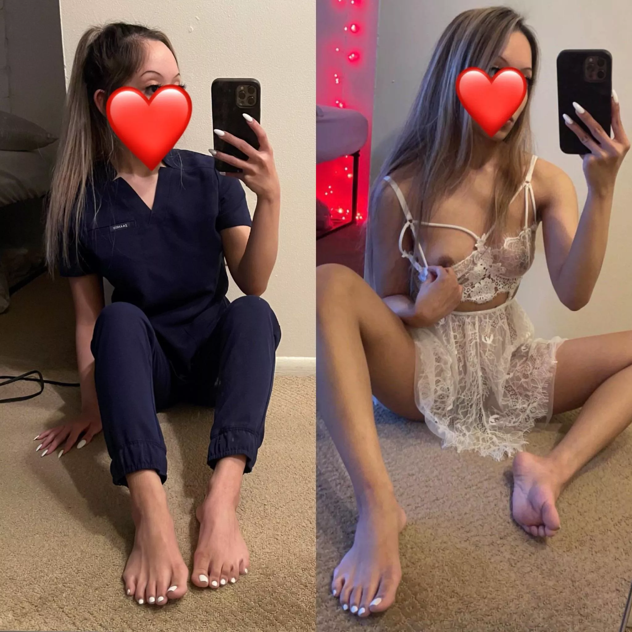 i live in scrubs and lingerie posted by sweetbabycoconut