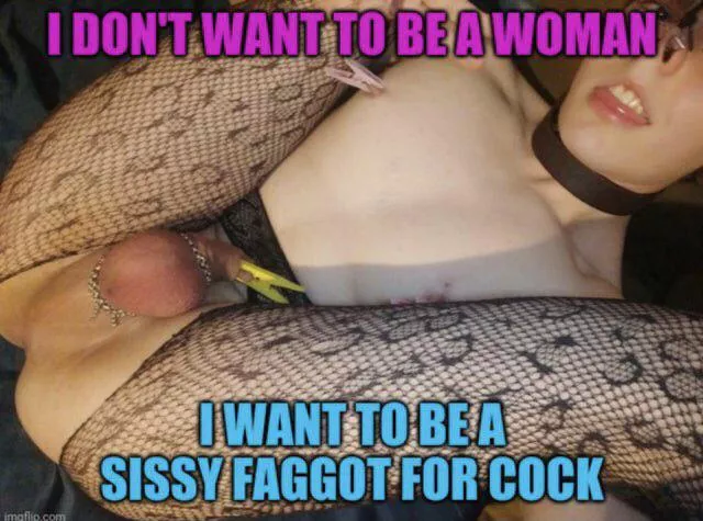 I love being a sissy faggot posted by Jeff7789865