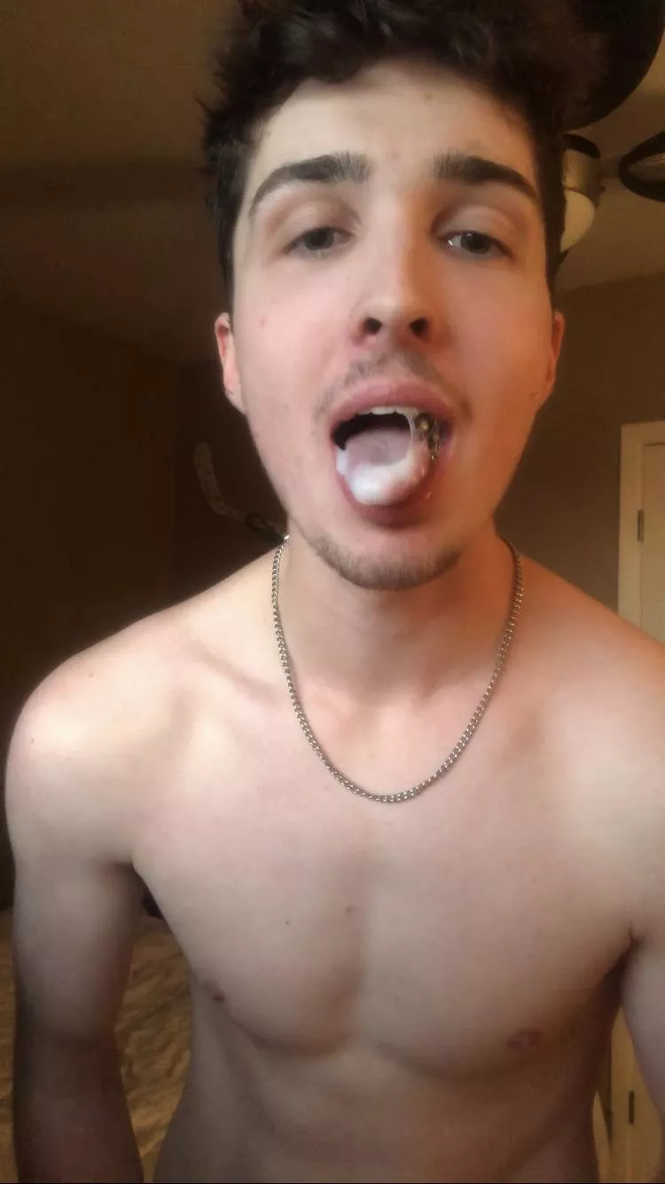 I love eating my own cum posted by sadboycad