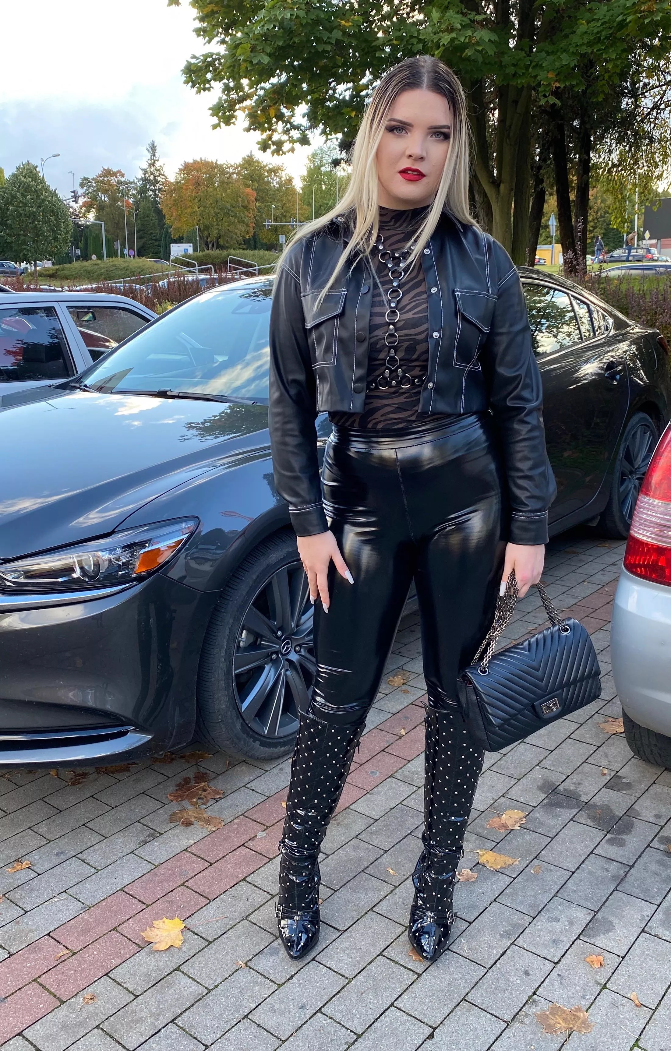 I love latex and leather clothes 😋 posted by Navlia