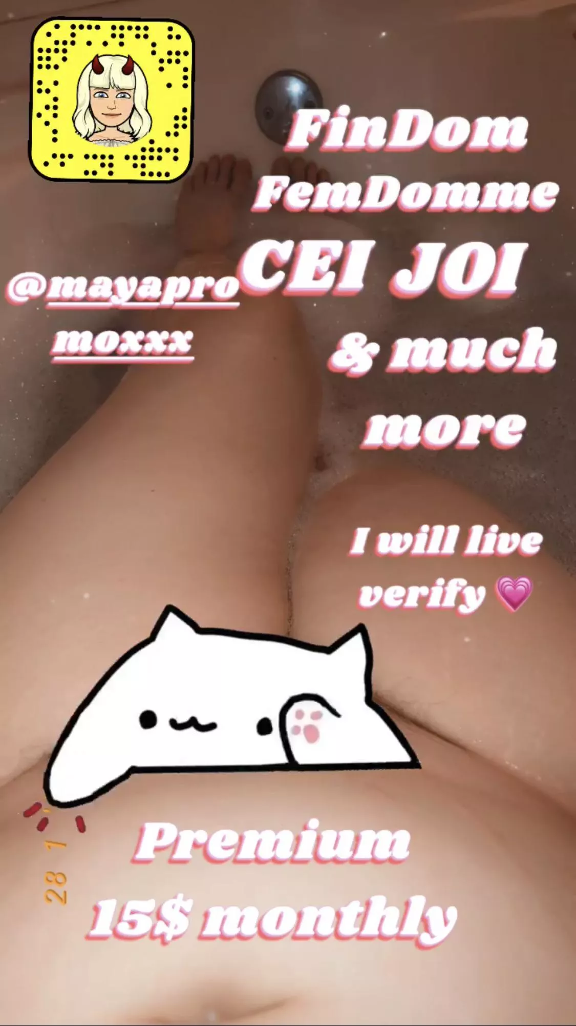 I love looking for my next beta ðŸ˜ˆ Itâ€™s Goddess or Mistress to you. Are you ready to serve? Kik: Mayapremxo Snap: Mayapromoxxx posted by MayaMoonchildUwU