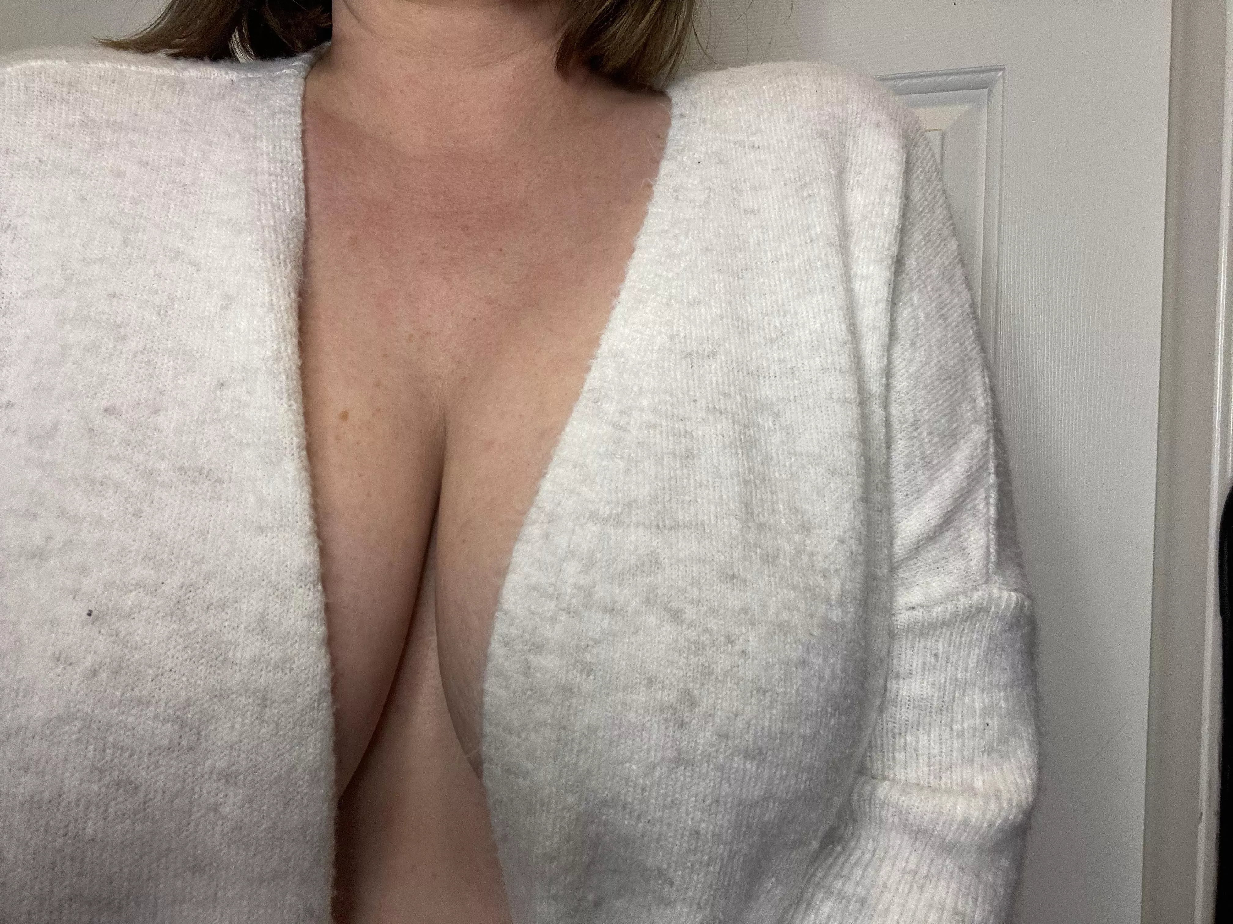 I love sweaters without bras. posted by Embarrassed_Creme_86