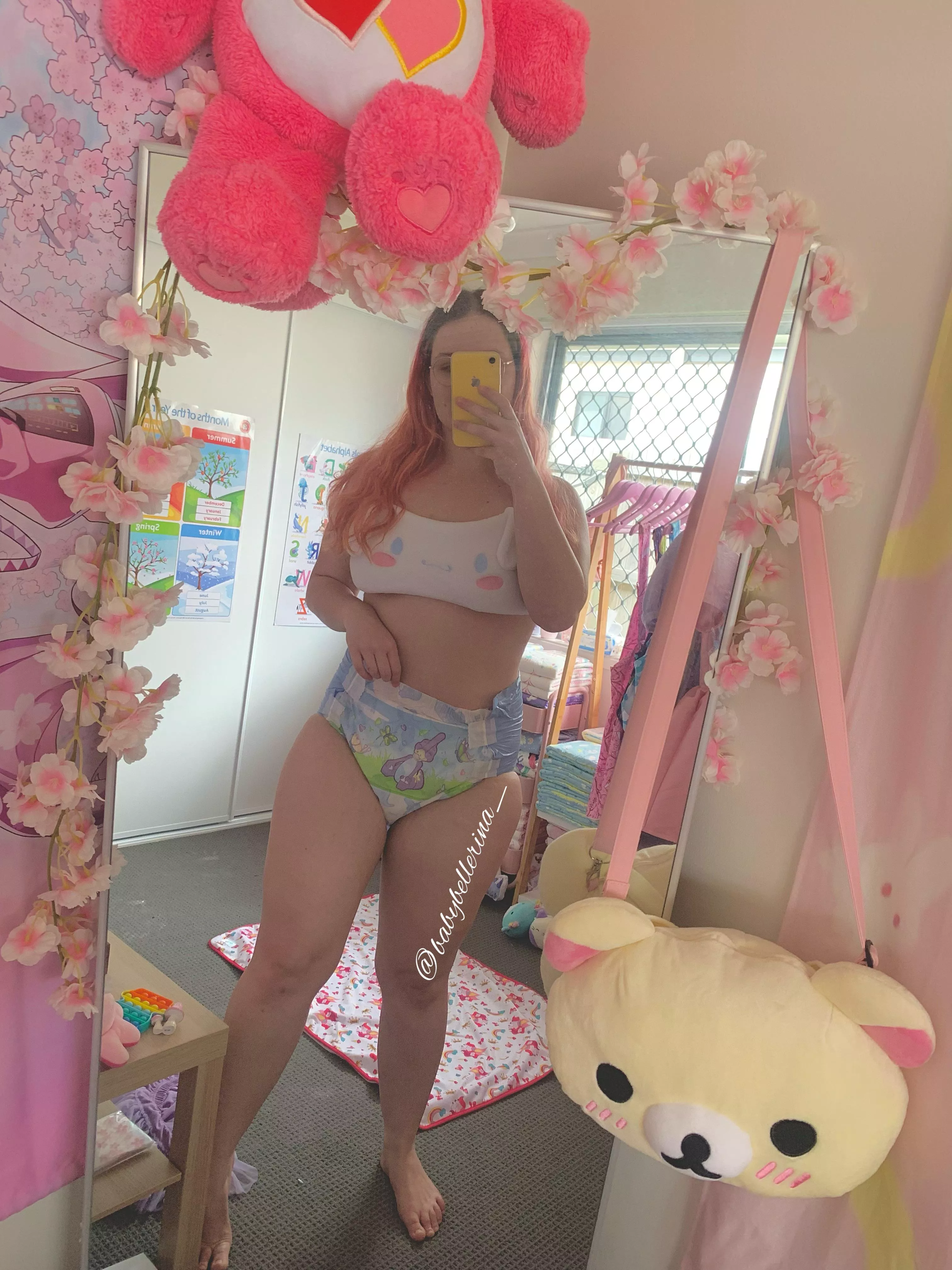 i love these lil dinosaur diapers 🦕 🦖 hook n loop tapes are so easy to do hehe posted by babybellerina_